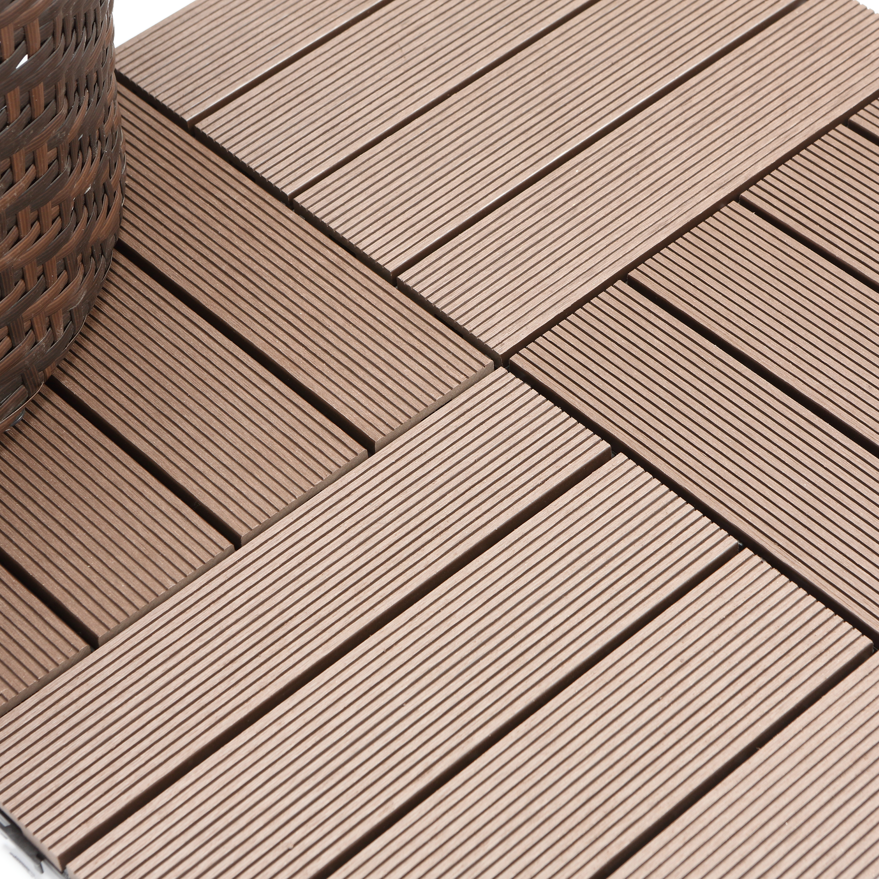 Estrado deck composite 30X30cm 23mm chocolate RENALA NATERIAL - 10