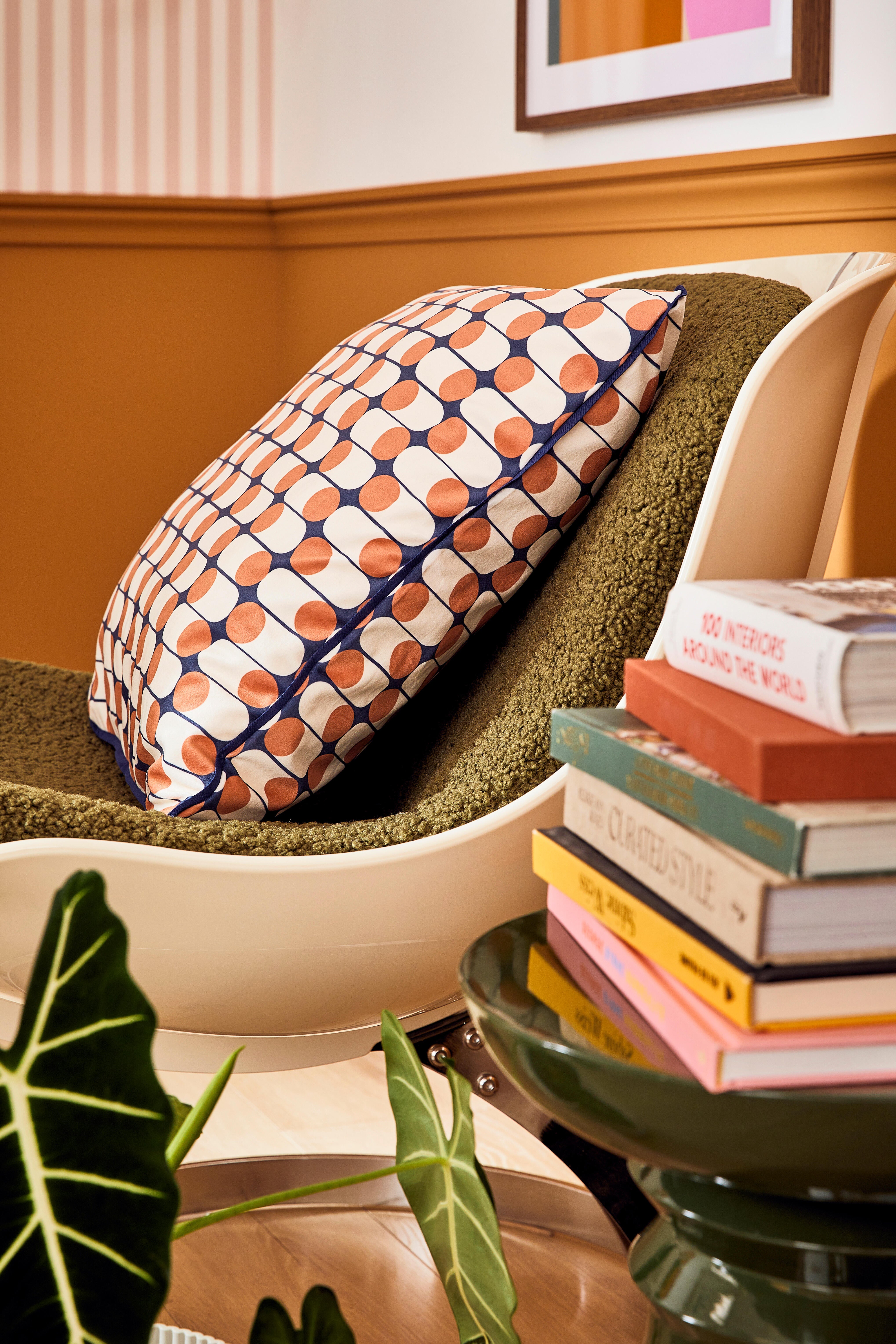 Housse de coussin Strok multicouleur, 50 x 50 cm - 8