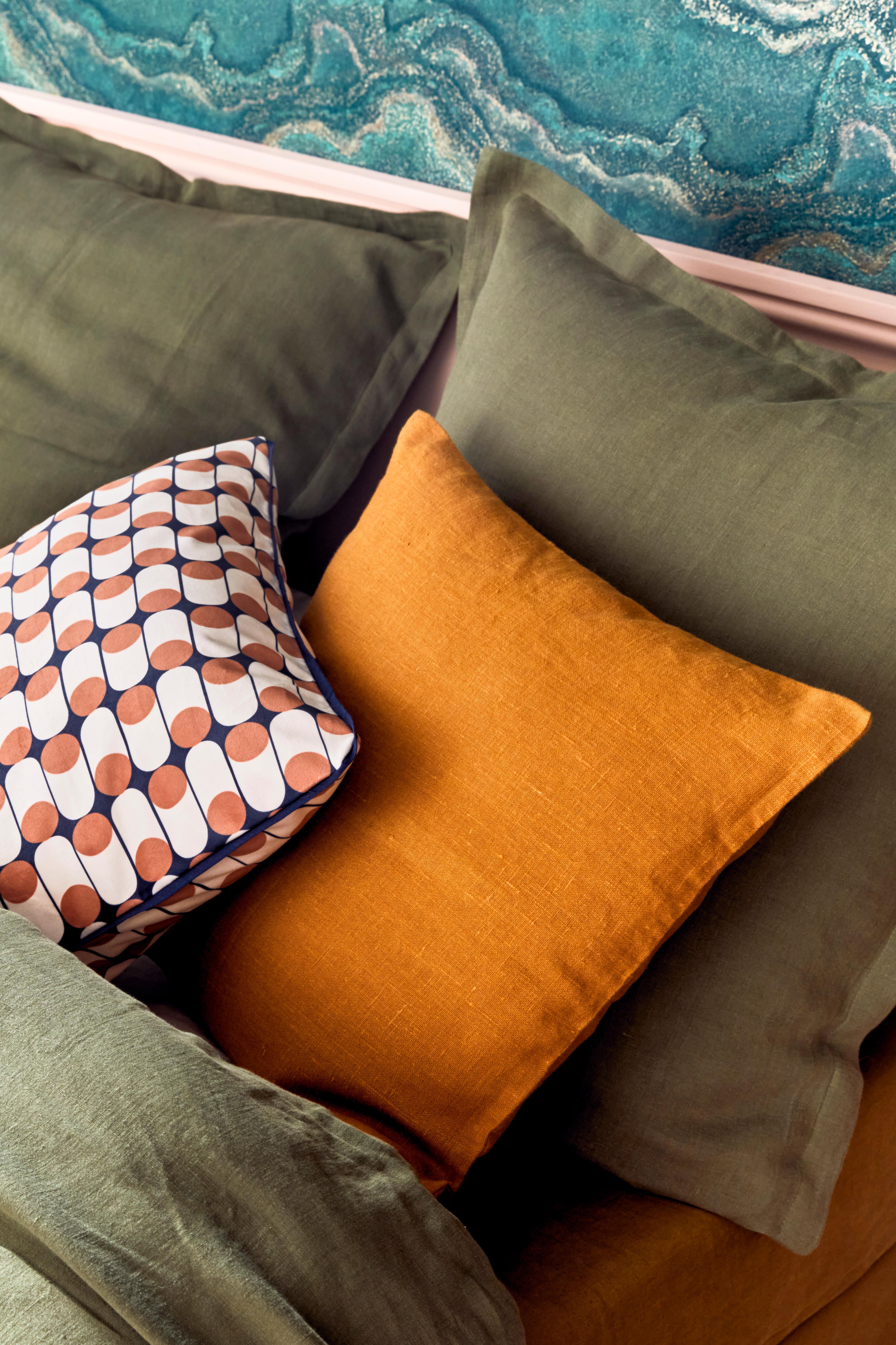 Housse de coussin Strok multicouleur, 50 x 50 cm - 6