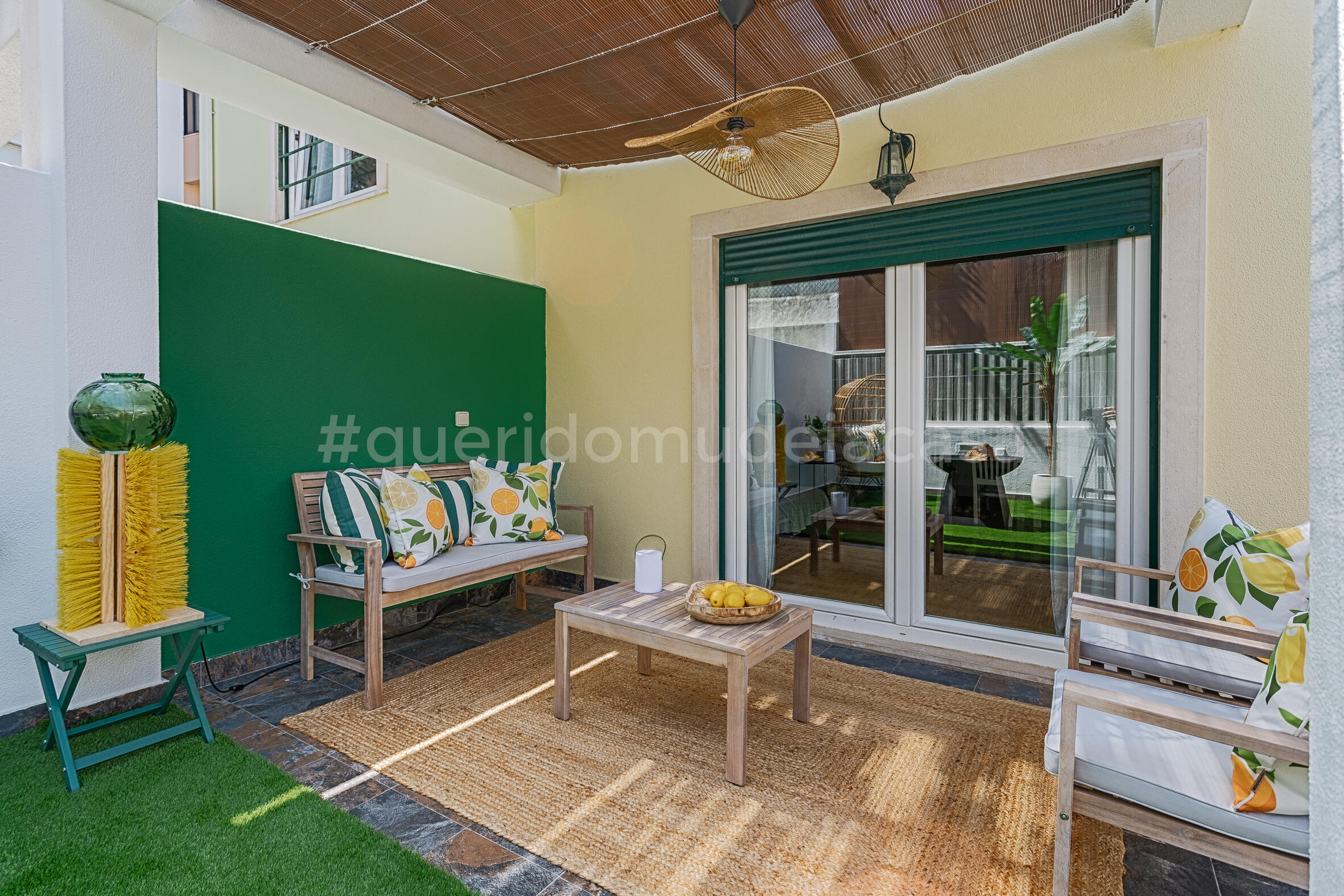 Conjunto jardim relax acácia sofá e mesa castanho 4 pessoas Solis Naterial - 12
