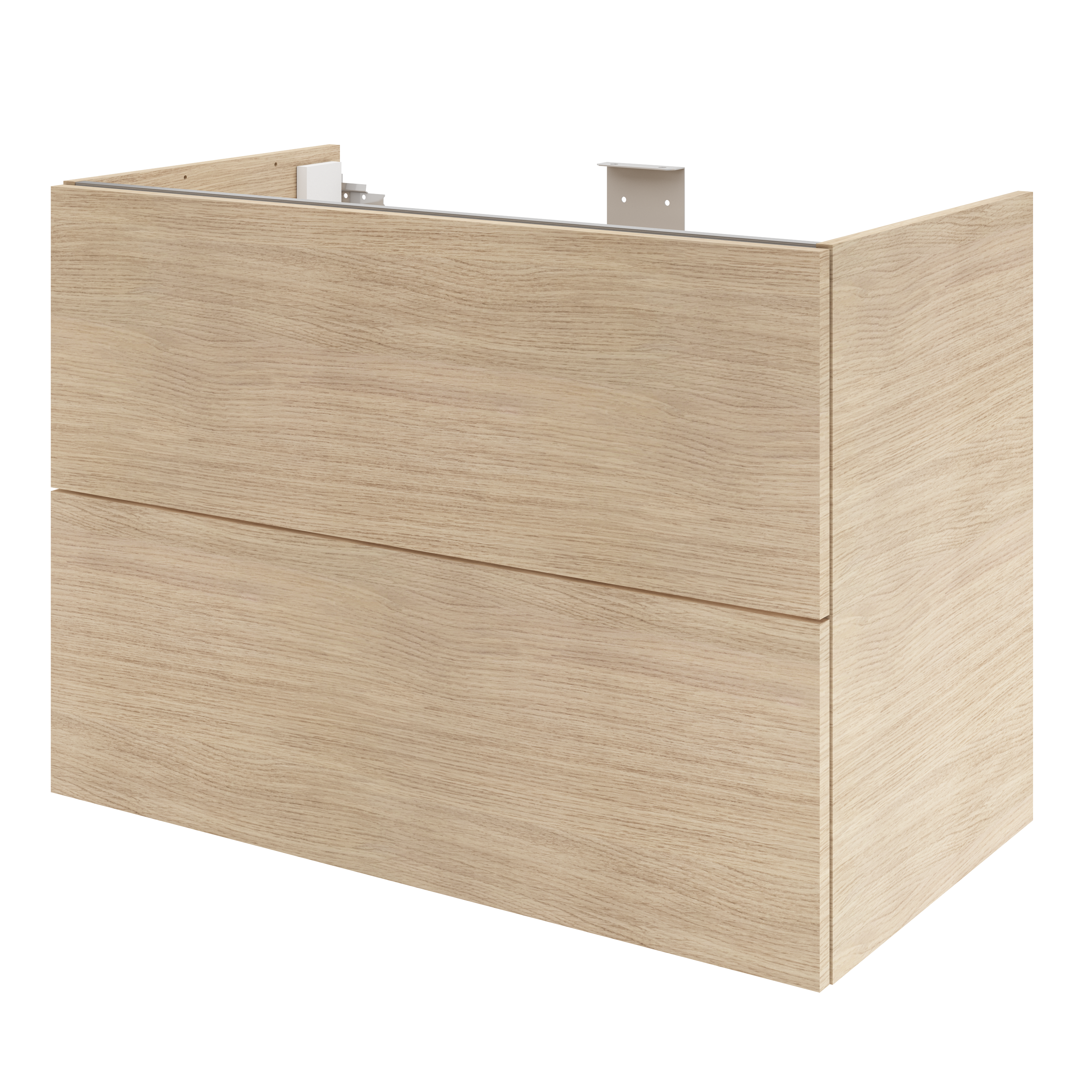Mobile di stoccaggio | Mobile Sottolavabo Bianco Rovere Sonoma 90x38