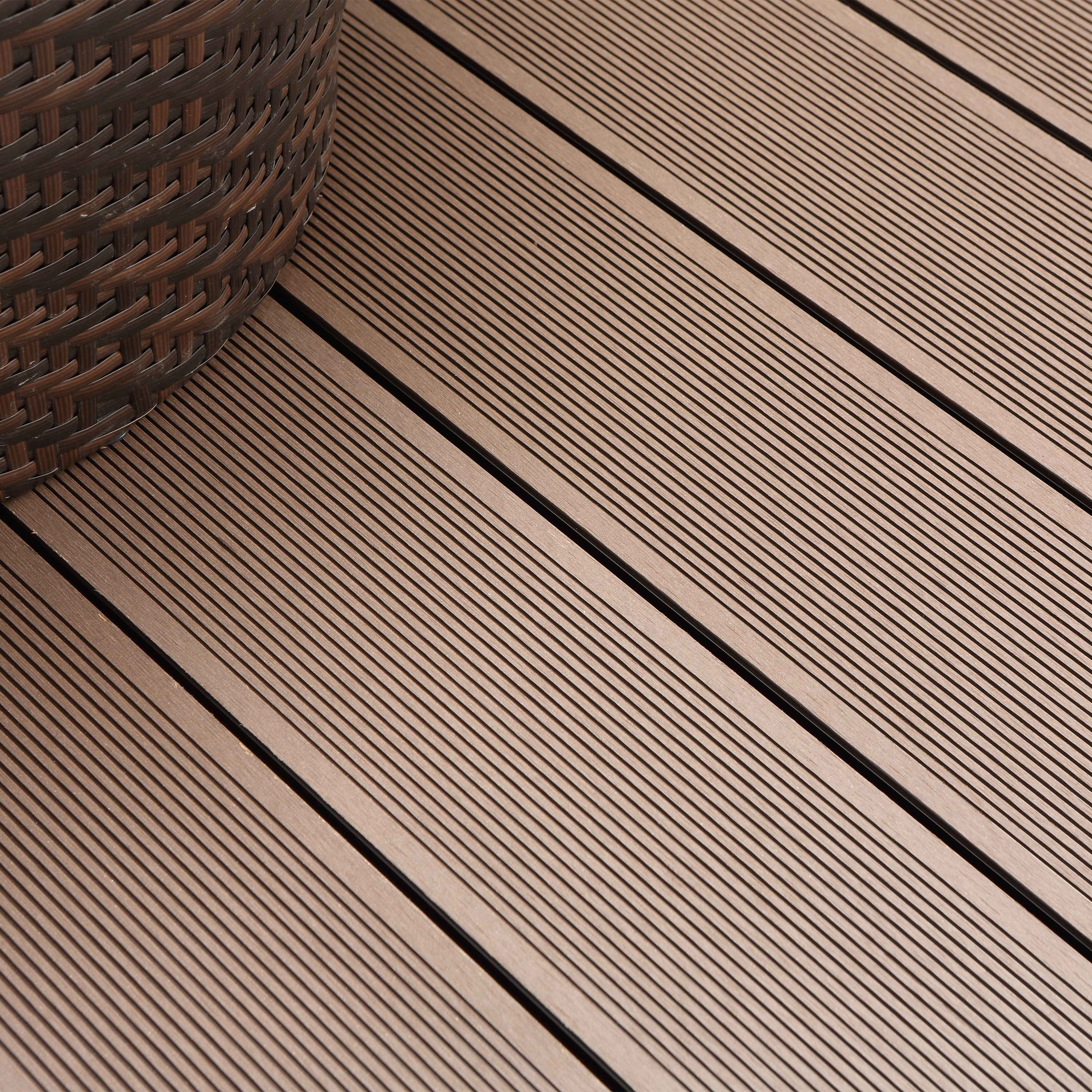 Deck composite 240x14,5x2,1 cm chocolate Dolma Naterial - 12