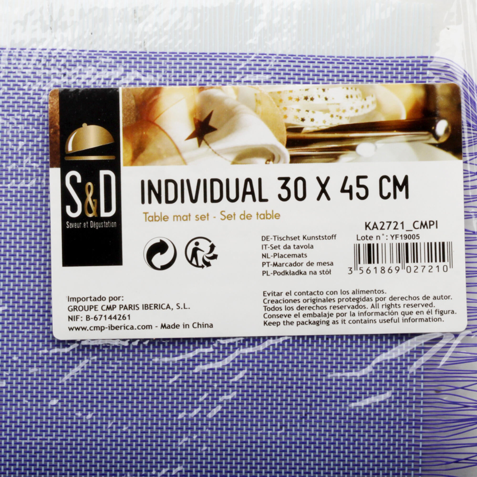 Pack de 12 manteles individuales de 30x45 cm - 7
