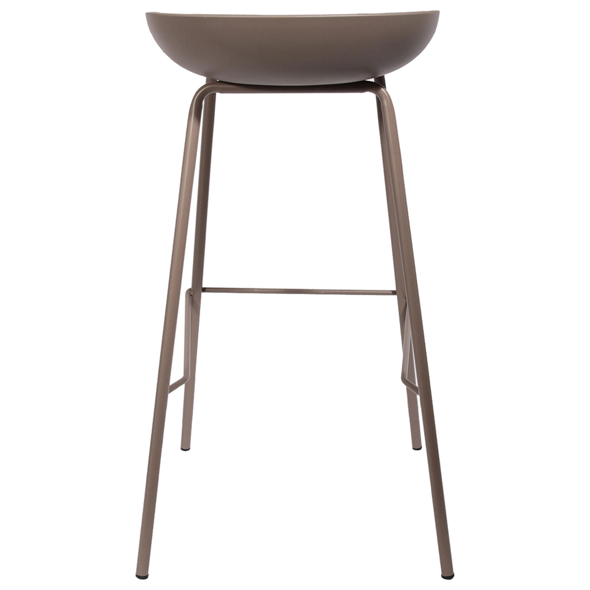 Pack 4 taburetes polipropileno Hella beige 84x43 cm  - 5