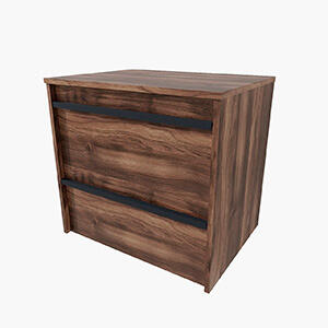 MUEBLE DE BAÑO EMOTION 60CM ROBLE OSCURO - 2