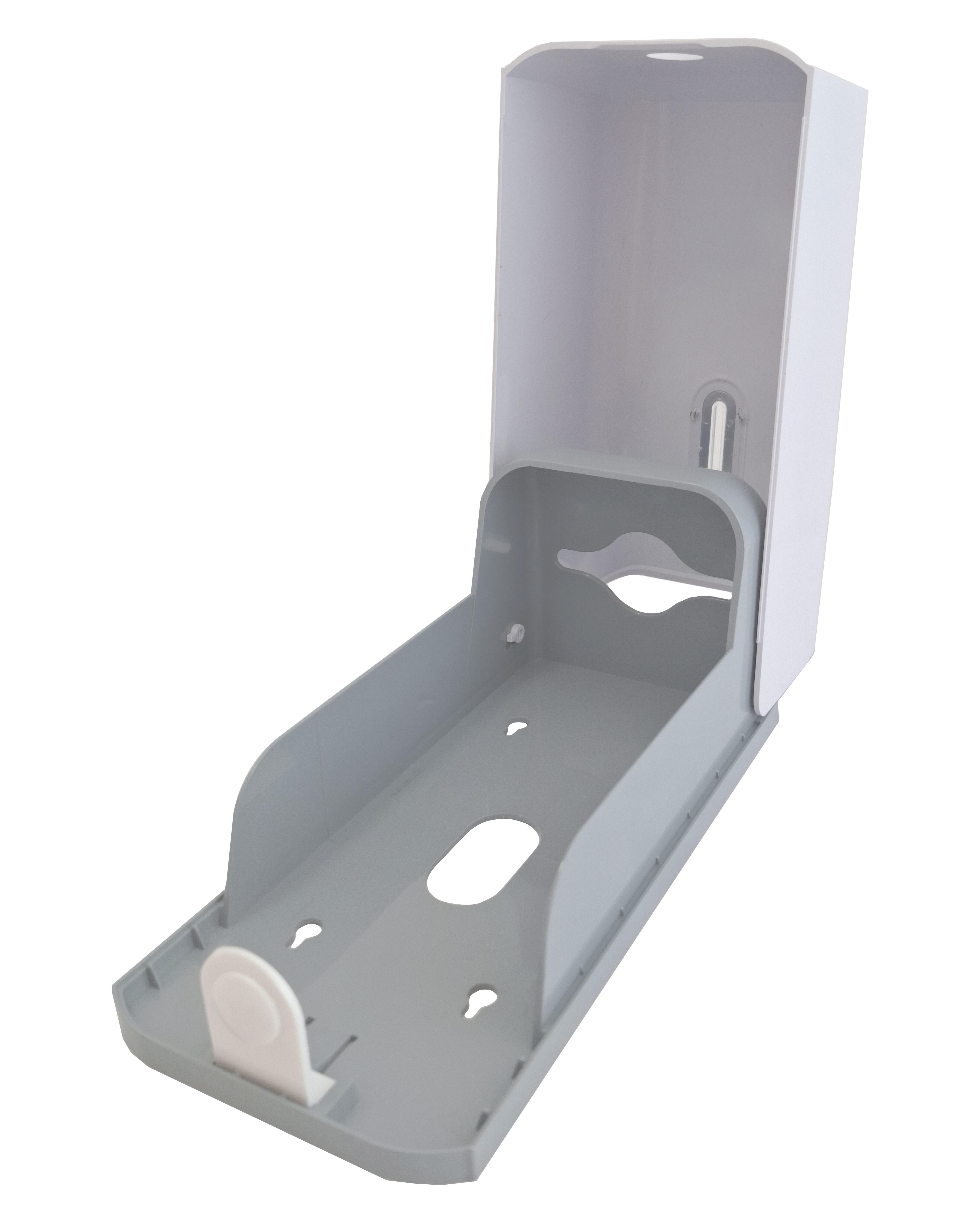 PORTARROLLOS DOBLE ABS BLANCO - 2