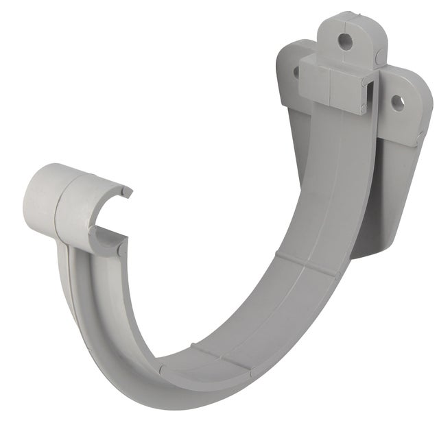 Support de bandeau développé 25, PVC, gris
