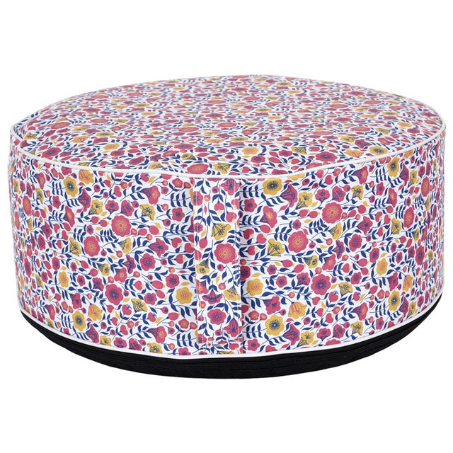 Puf decorativo hinchable Floral de 56 cm de diámetro
