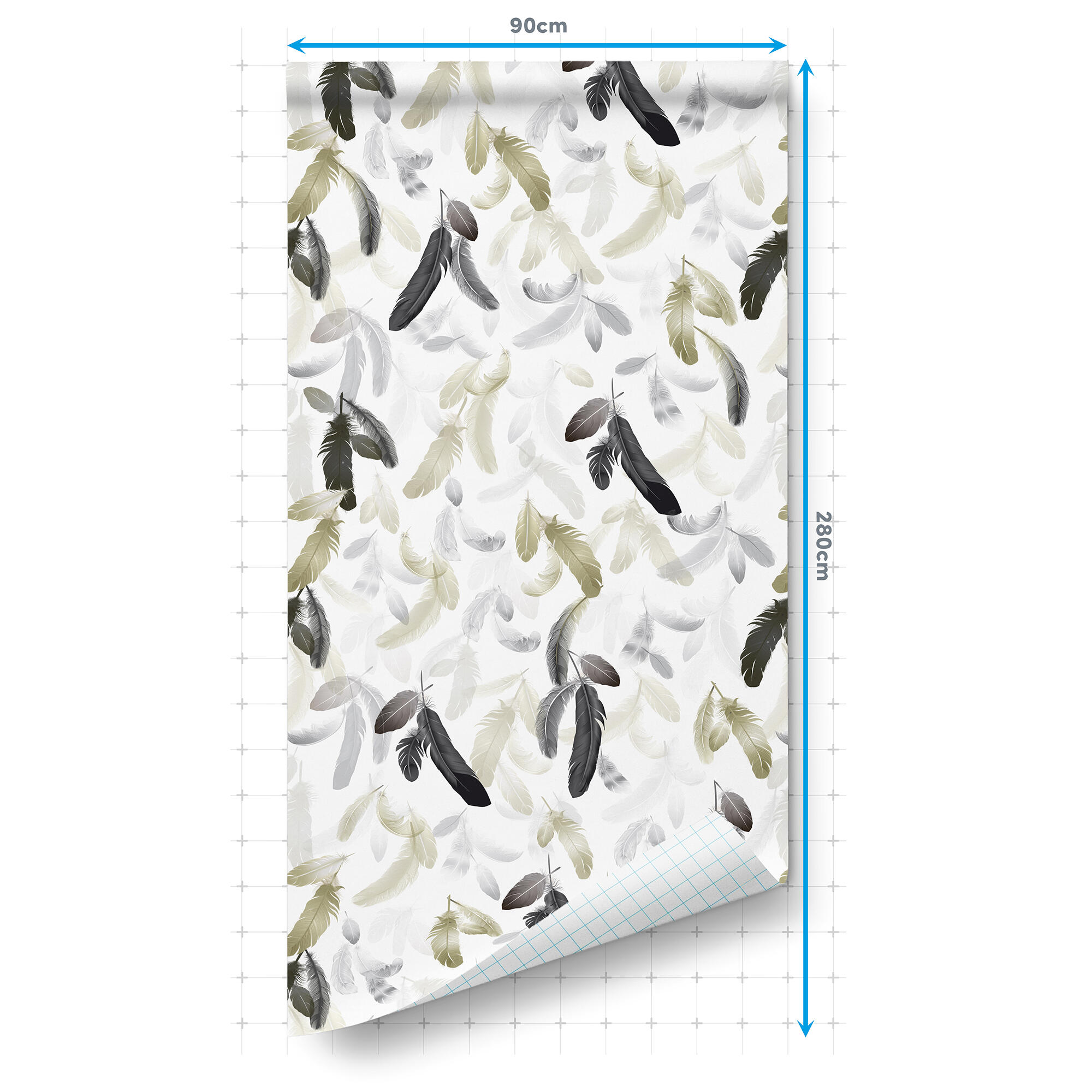 Adesivo decorativo 90x280 cm feni multicor - 9