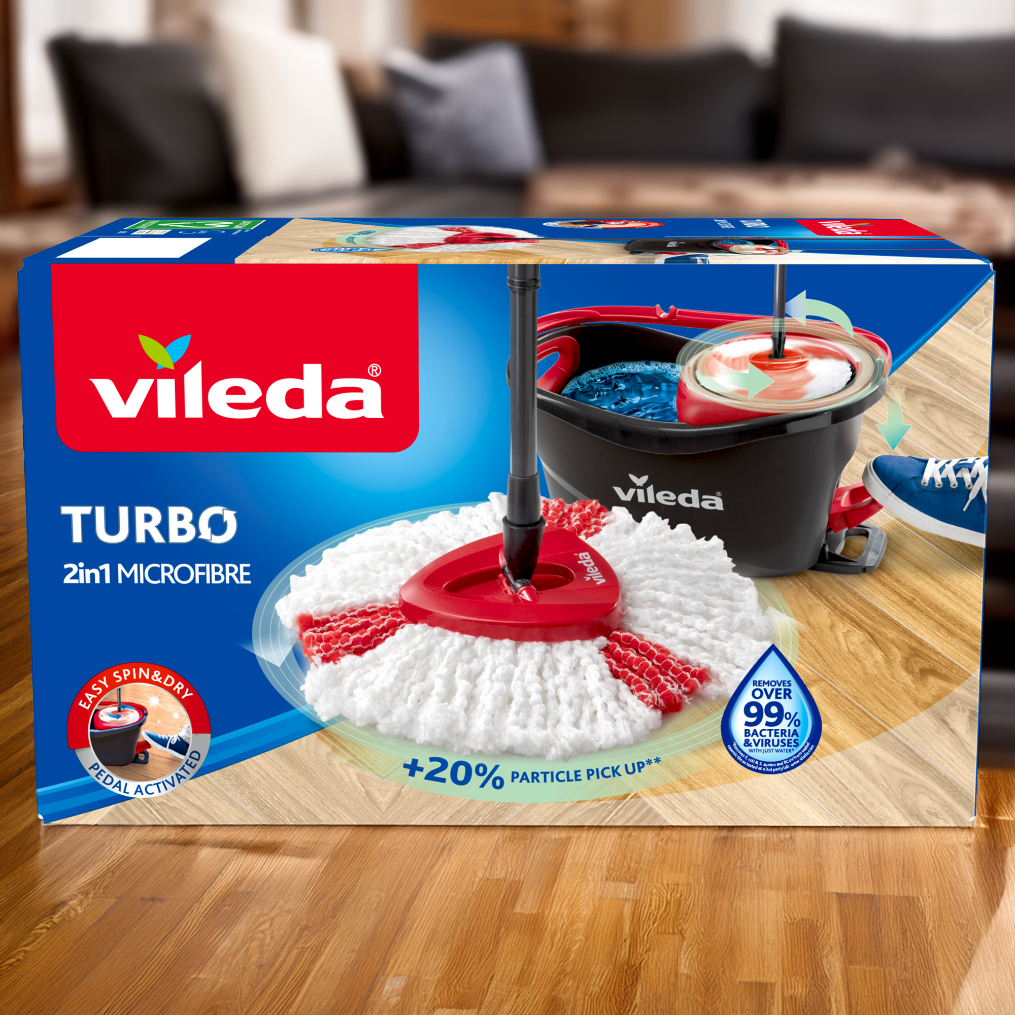 Zestaw do mycia podłóg Turbo Vileda.