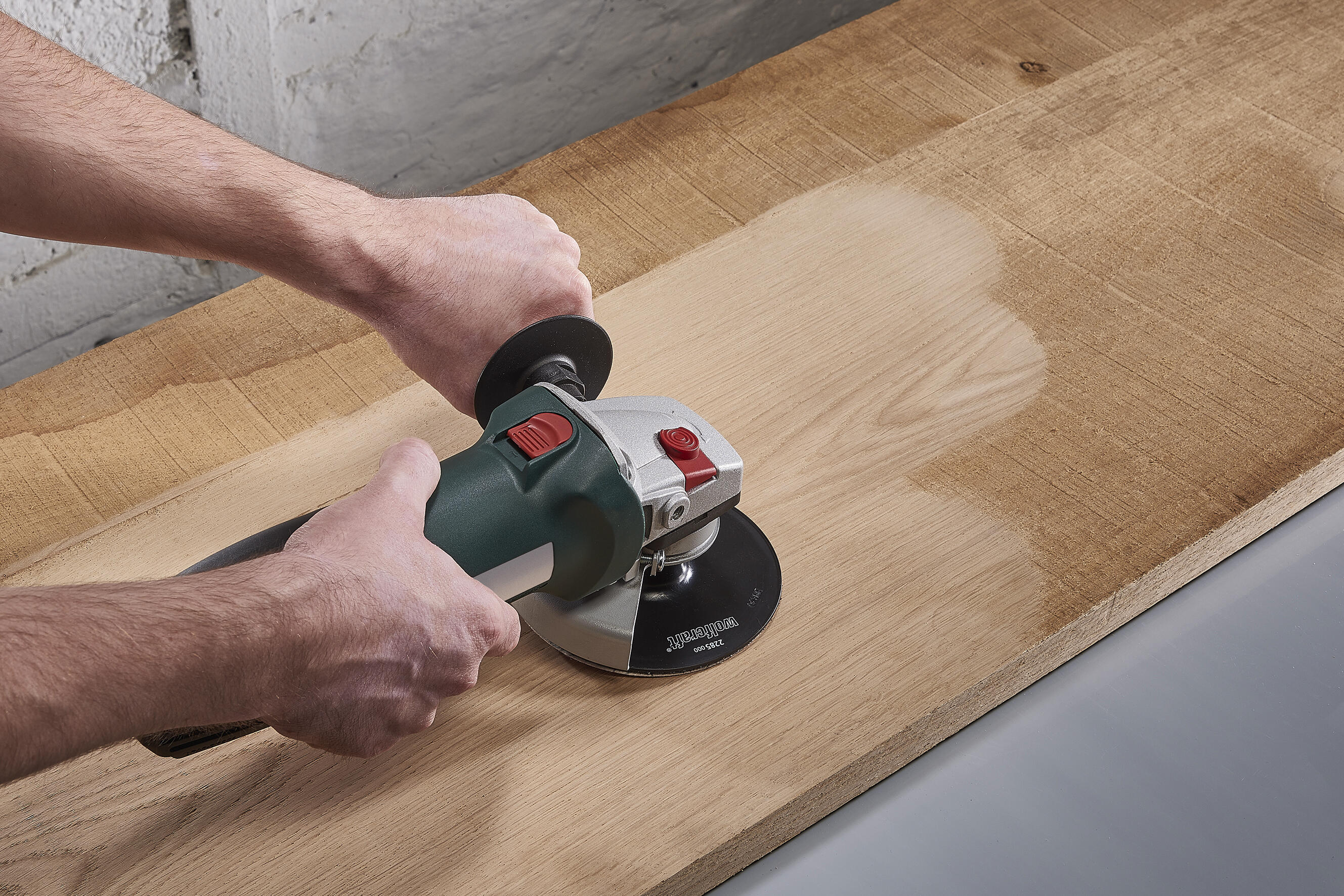Plato de amoladora  WOLFCRAFT  de 125 mm de diámetro - 2