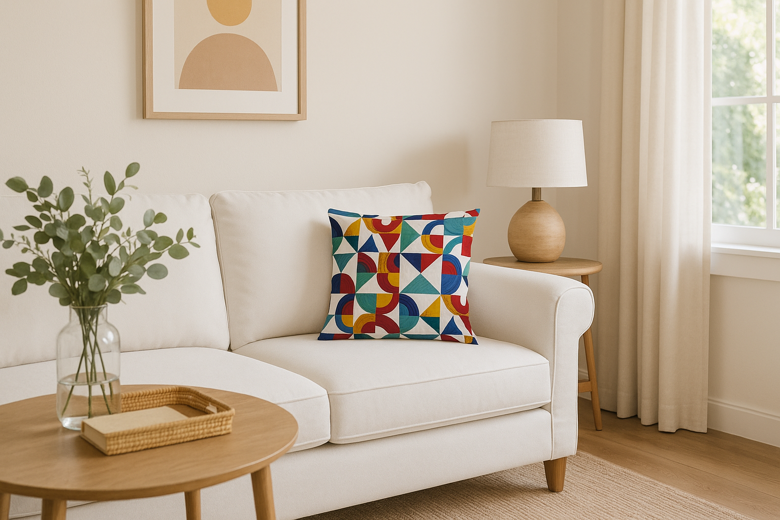 Almofada Javea aa 50x50cm azul - 2