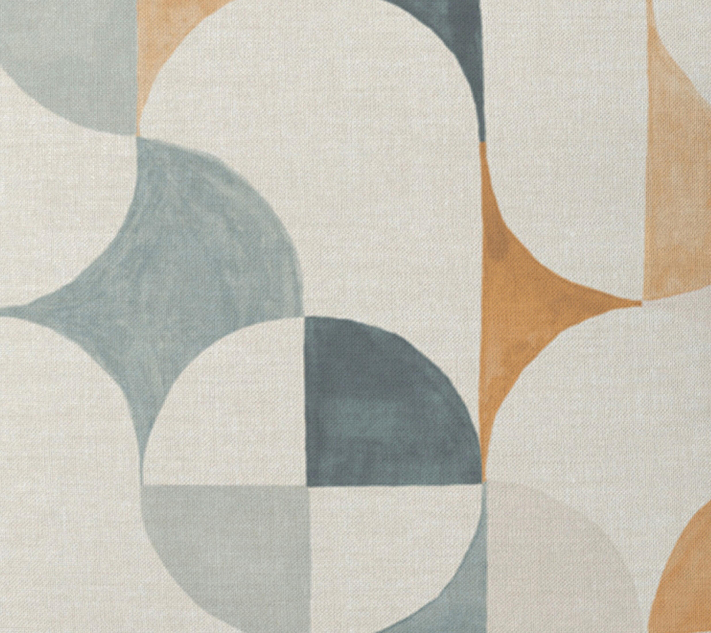 Almofada Esencia 02 50x50cm azul e laranja - 4