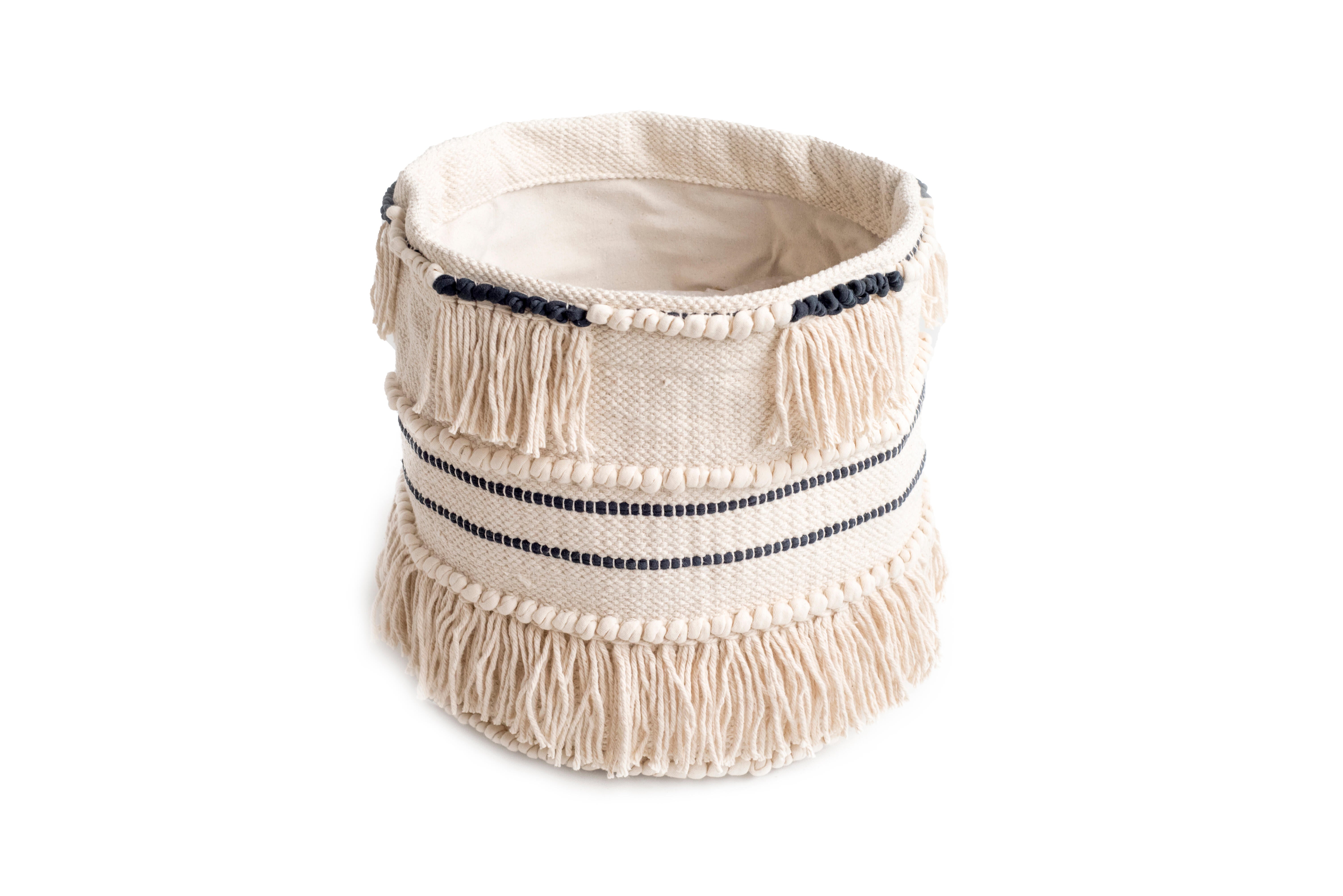 Cesta de algodón para almacenar ari 30 x 30 cm