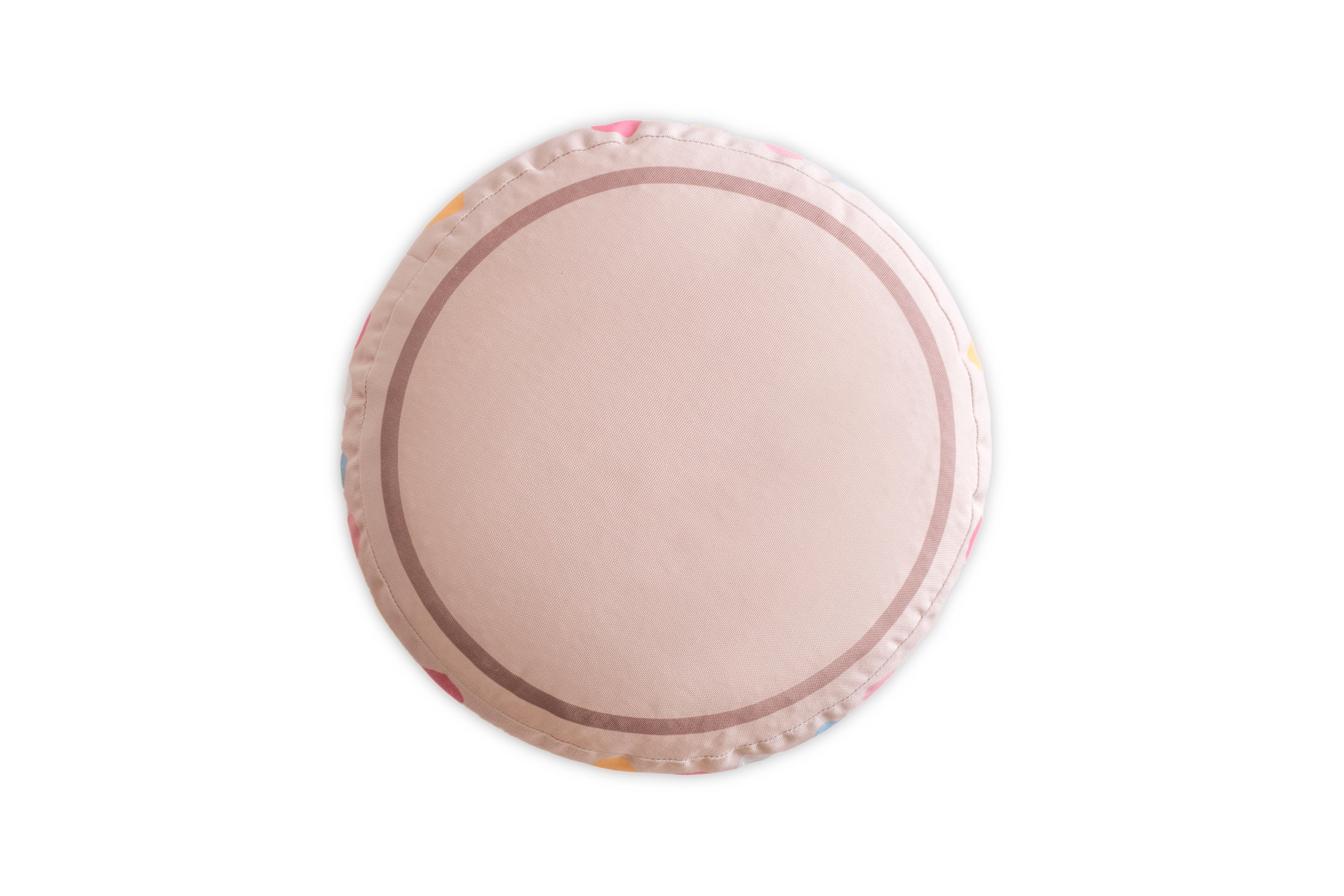 Puff de fibra natural jirafas 20x35x35 cm