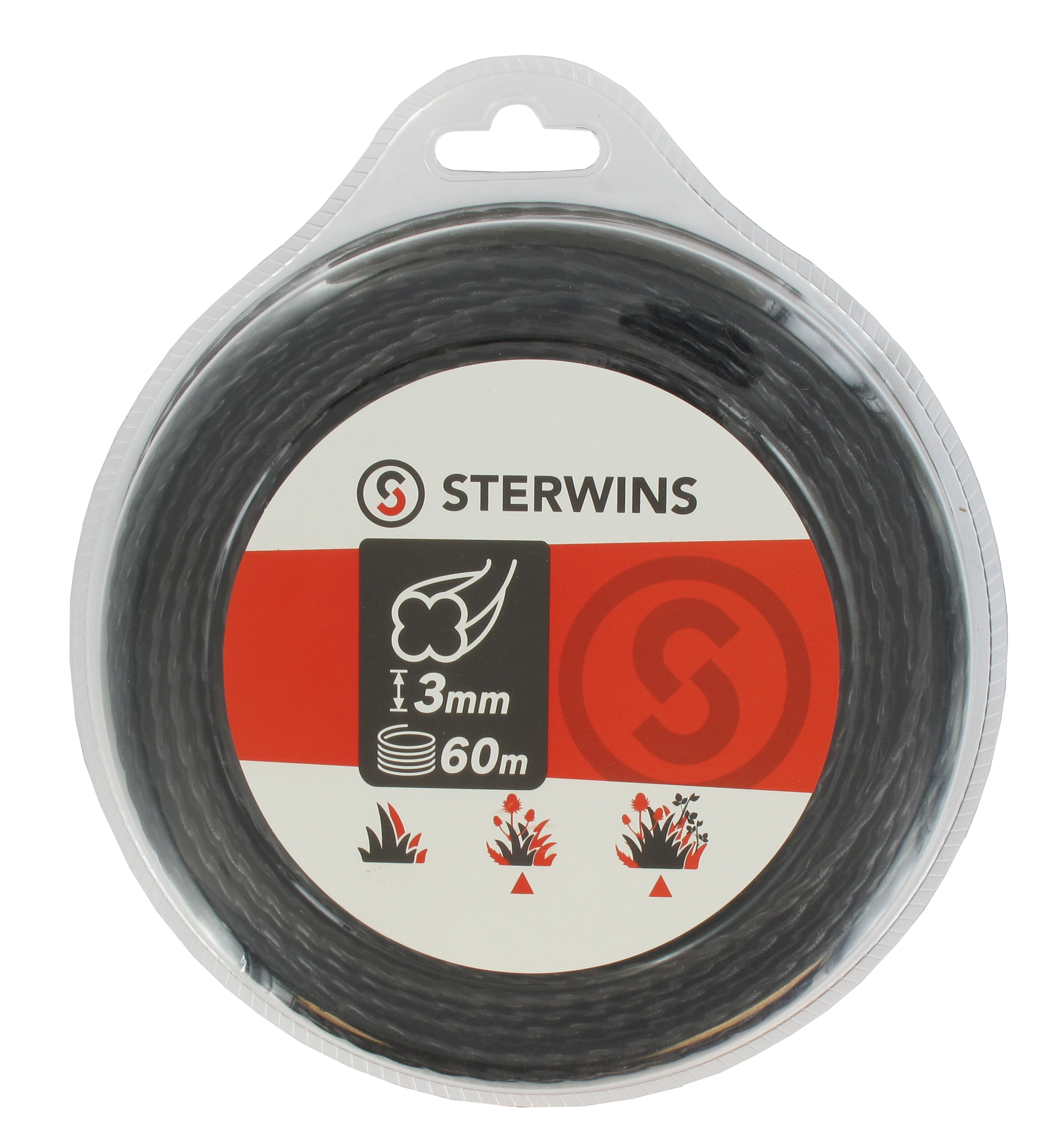 Żyłka tnąca spiralna 60 m x 3 mm Sterwins