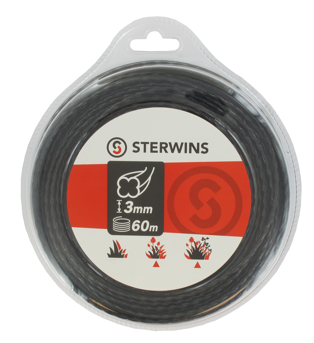 Żyłka tnąca spiralna 60 m x 3 mm Sterwins