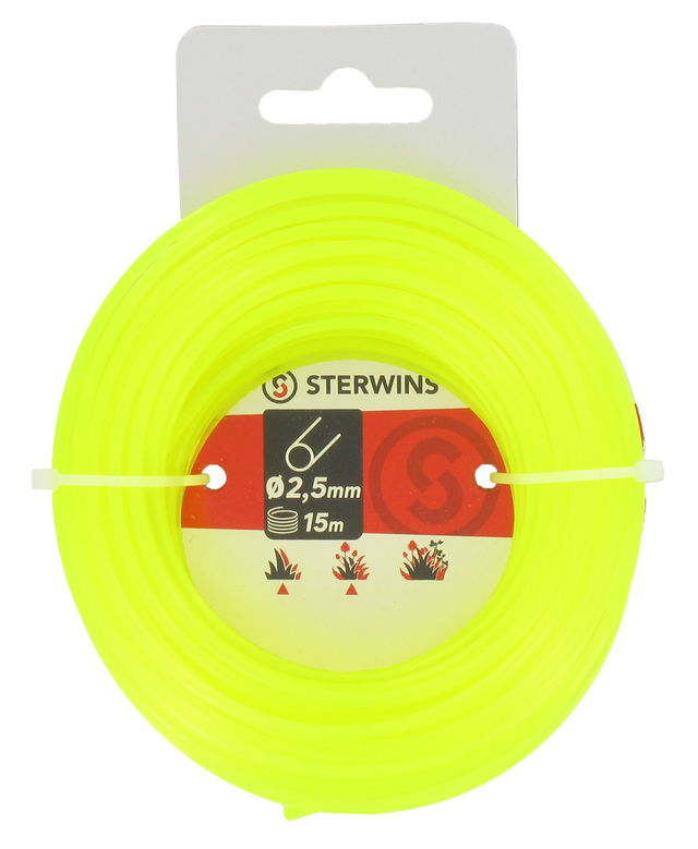 Filo STERWINS tondo per decespugliatore L 15 m ø 2.5 mm