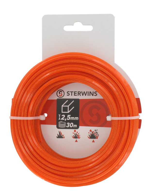 Żyłka tnąca kwadratowa 30 m x 2,5 mm Sterwins