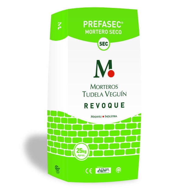 MORTERO TUDELA VEGUIN REVOQUE HIDROFUGO BLANCO 25 KG