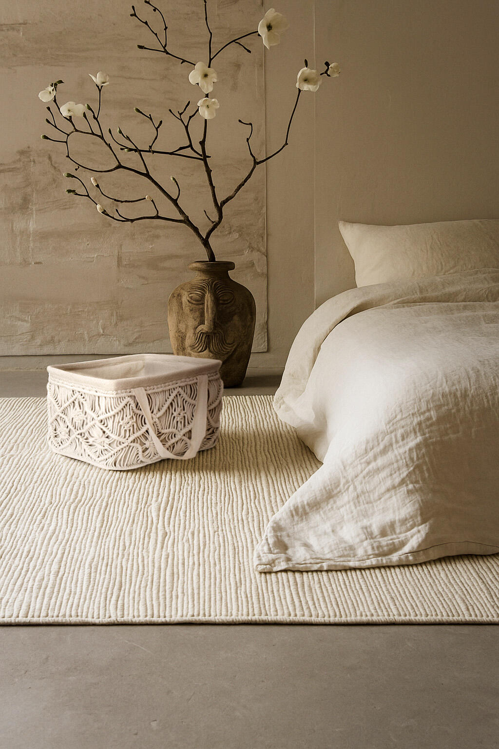 Cesta de algodón de 28x38x28 cm plegable - 2