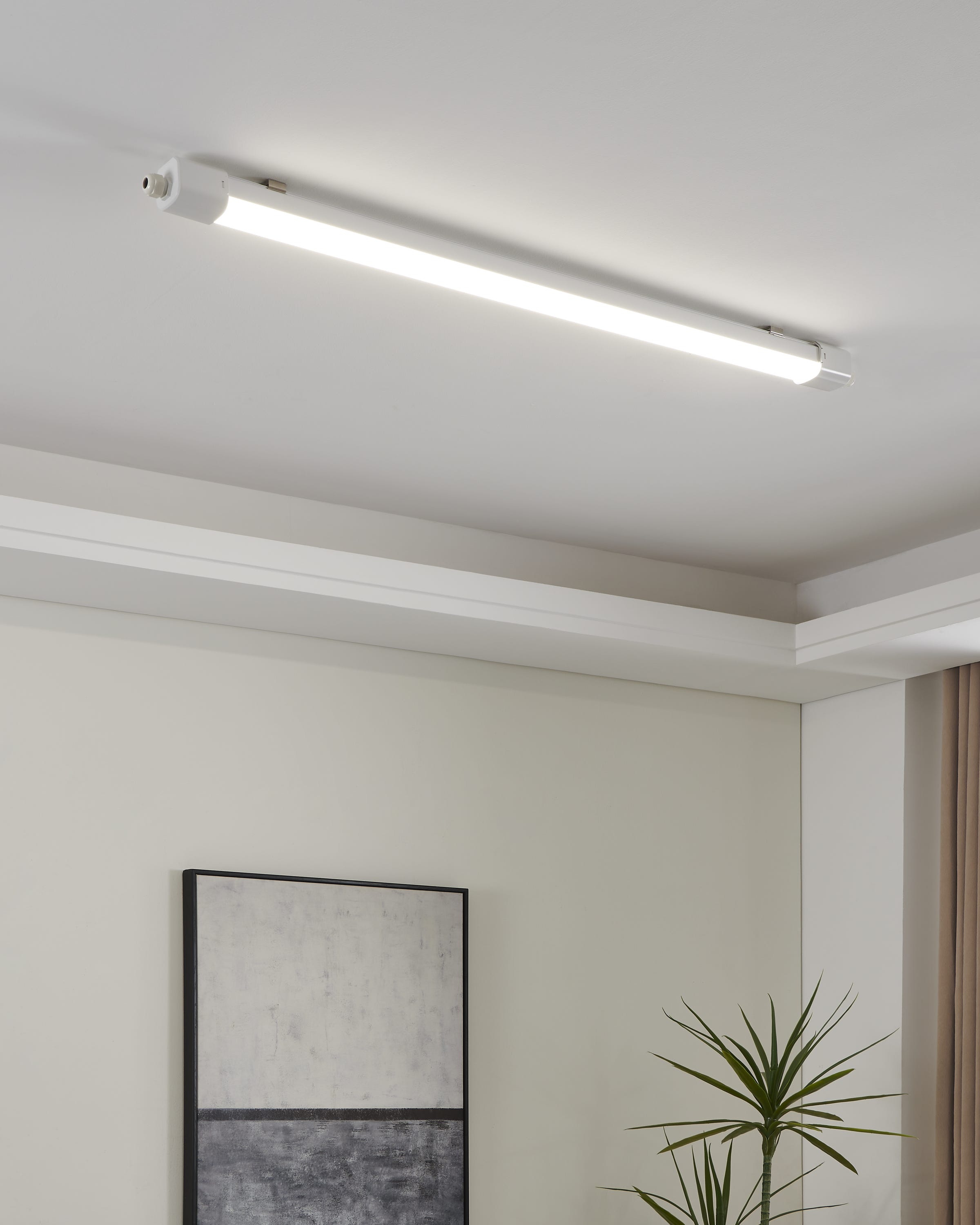 Luminaria Rectangular Led Luminaria LED de exterior rectangular blanco 5400 lm blanco neutro 110. ...