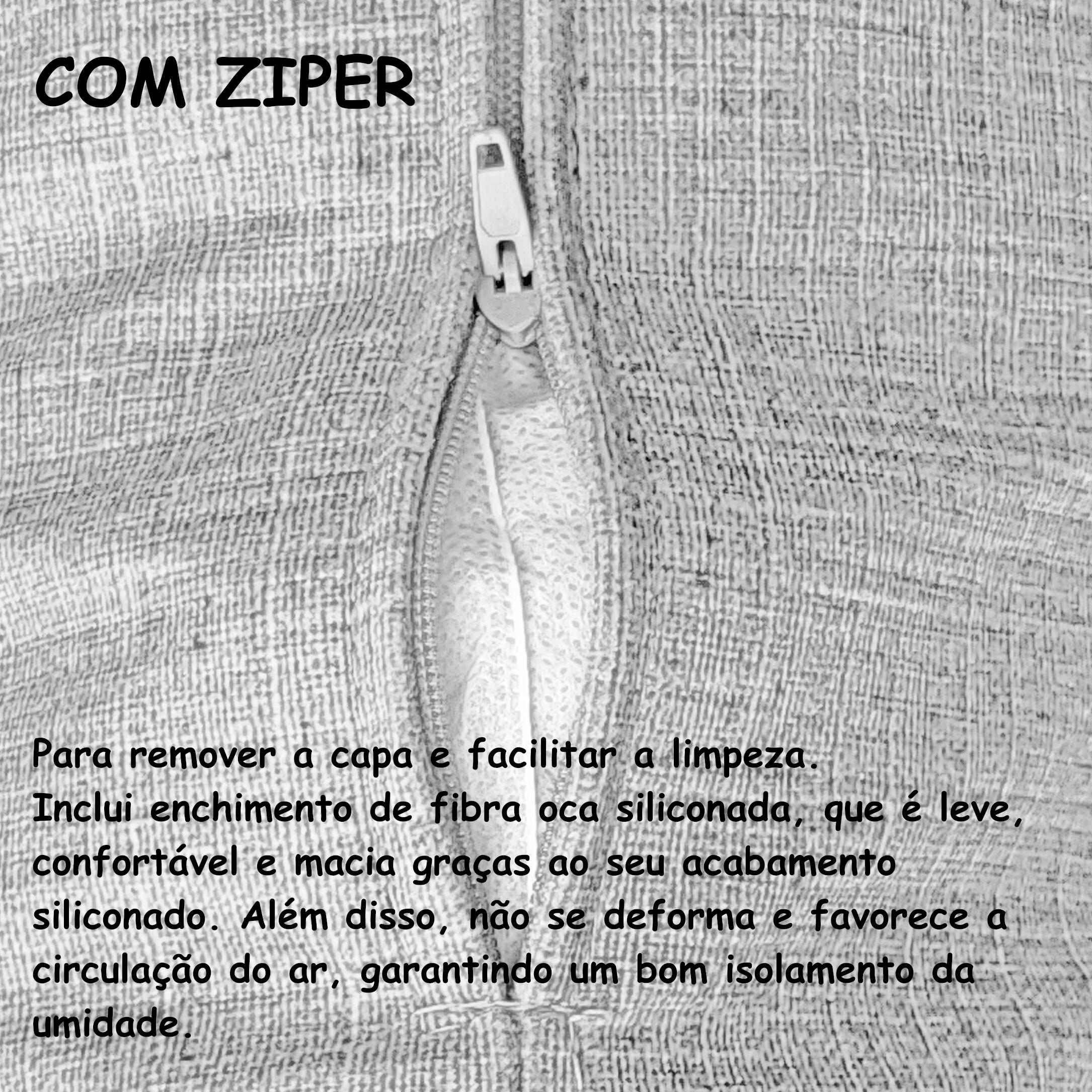 Almofada Esencia 01 50x50cm azul e laranja - 3