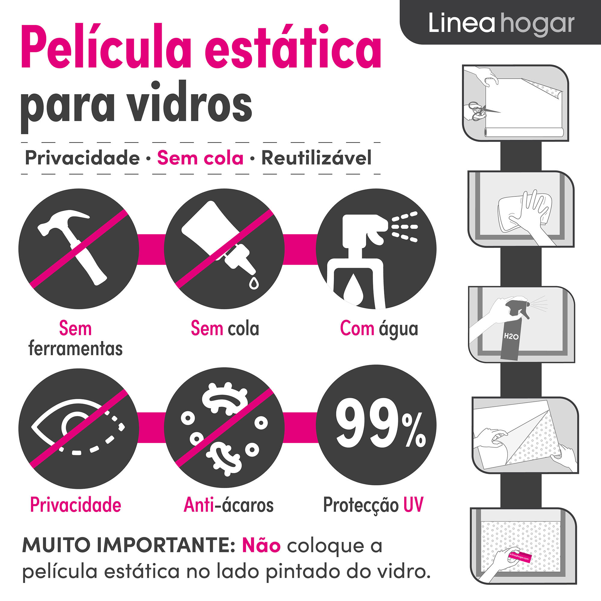 Rolo película para vidro 46cmx1.5m rice - 7