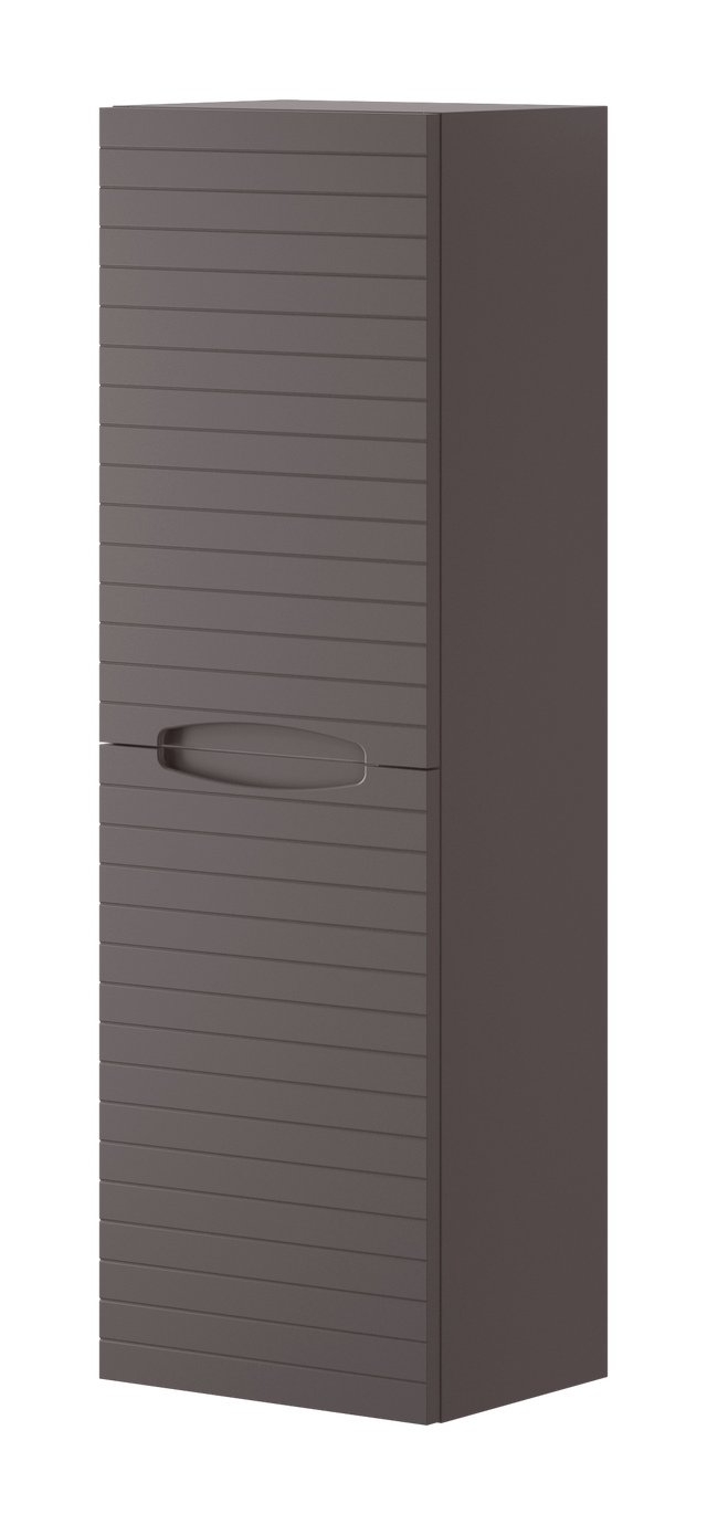 Columna de baño Asimetrico Lines grafito 35x110x27 cm