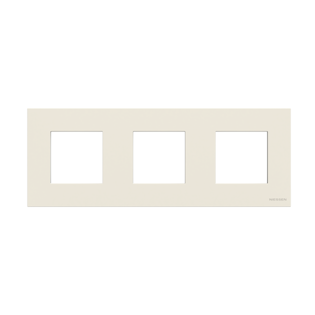 Marco triple NIESSEN Zenit blanco Basic