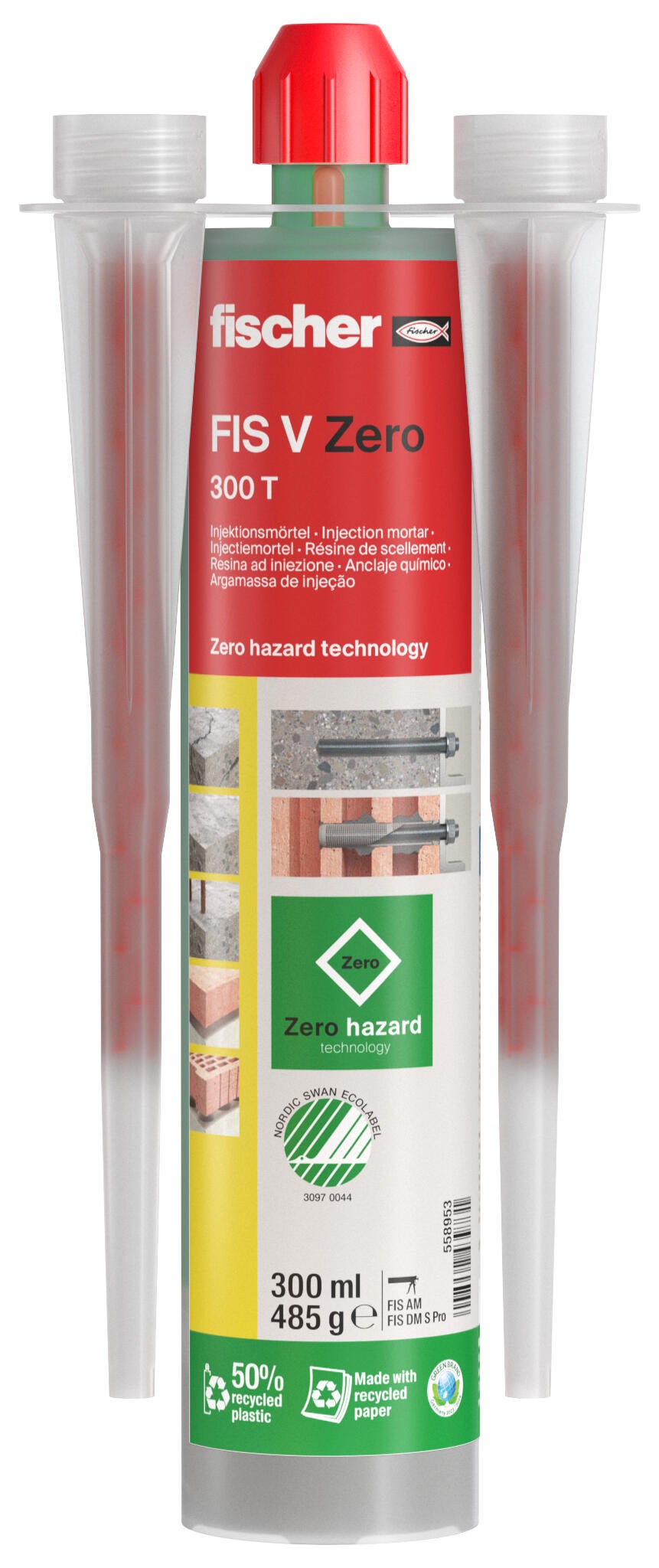 1 cartouche de scellement chimique gris multimatière Fero 300 t Fis v zero 300 t - 9