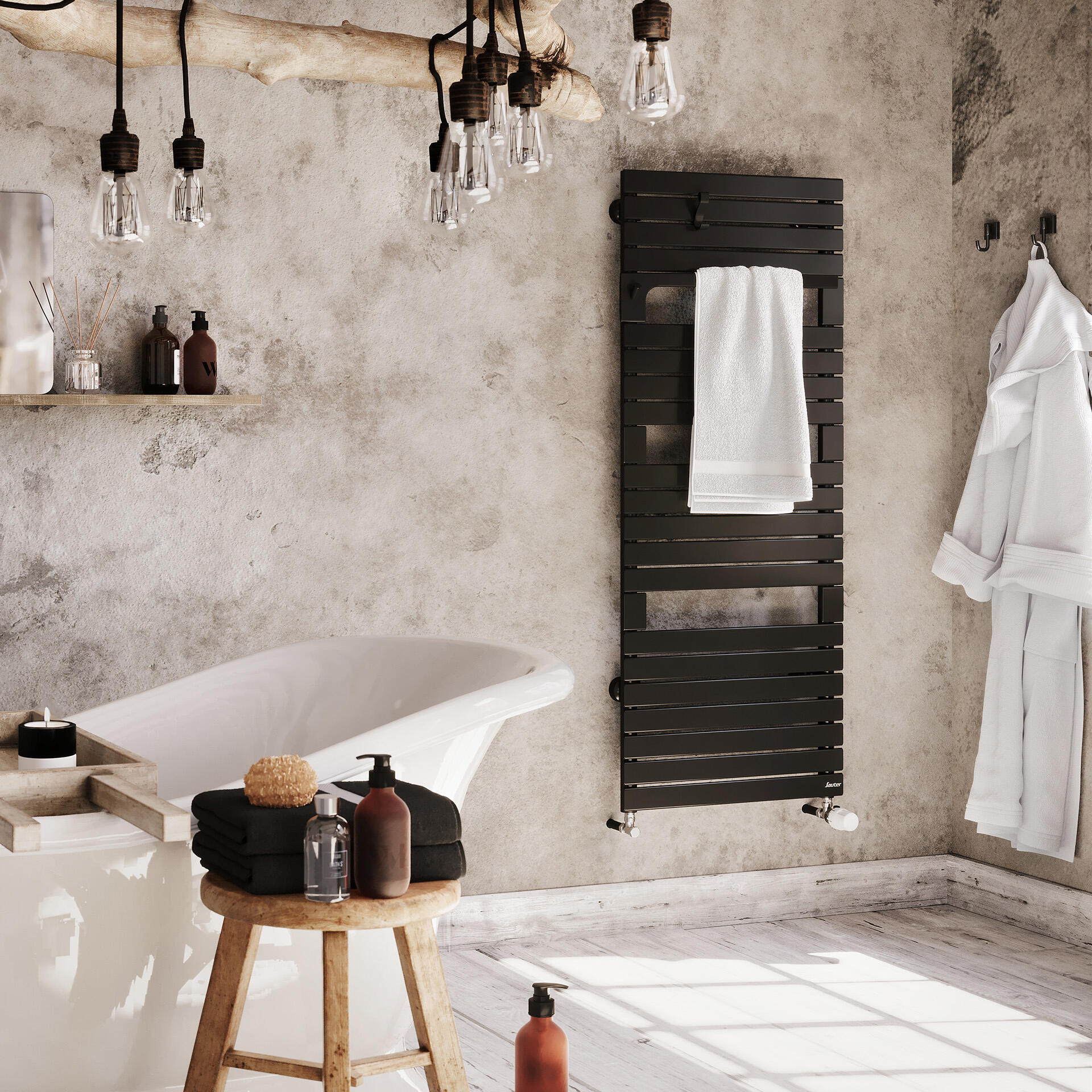 sèche-serviettes asama eau chaude - 2