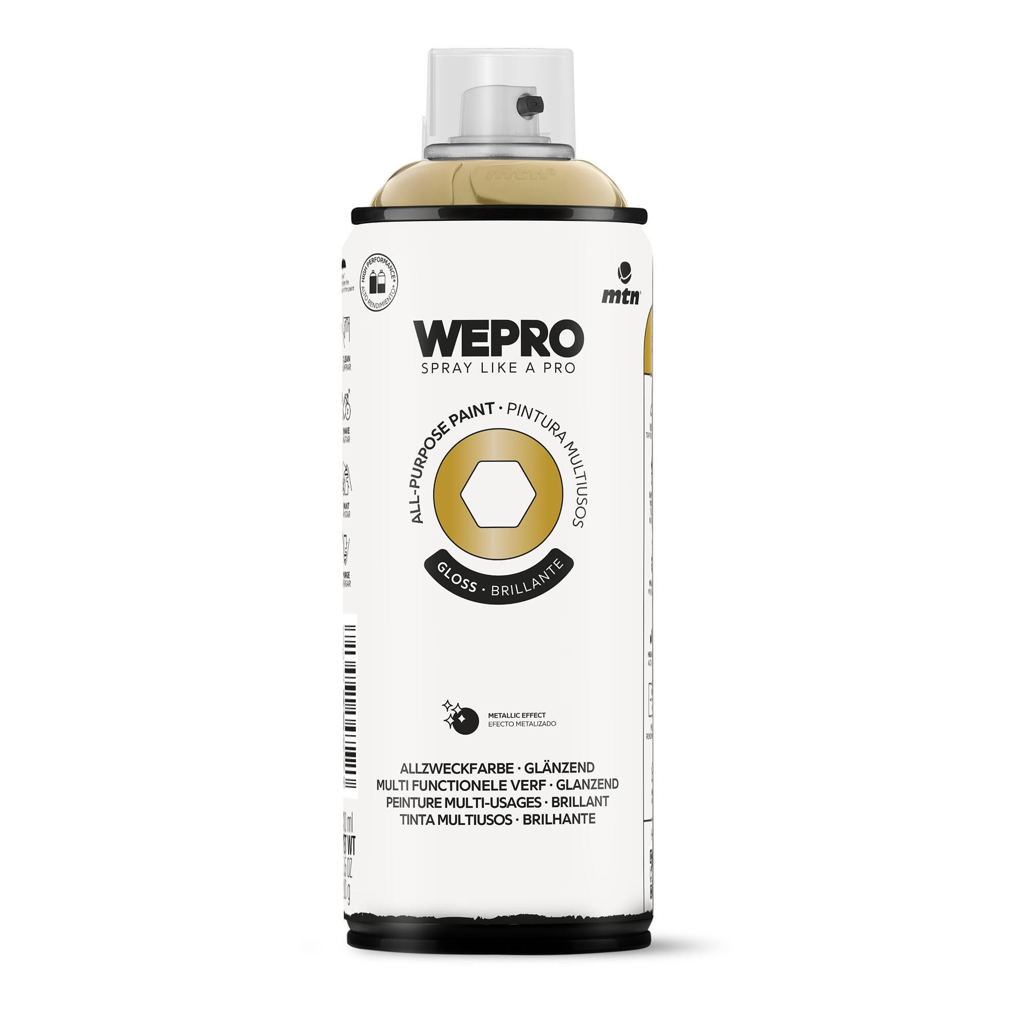 Spray WEPRO MTN 400ml oro brillante - 2