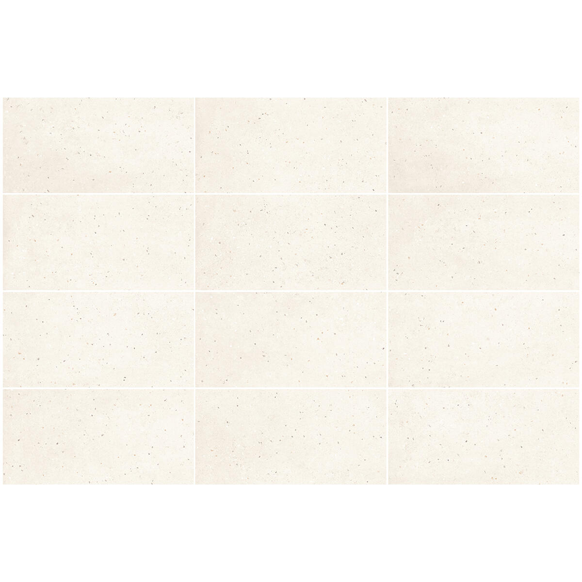 Carrelage sol intérieur effet béton blanc Carles l.60 x L.30 cm 1,44M2 - 4