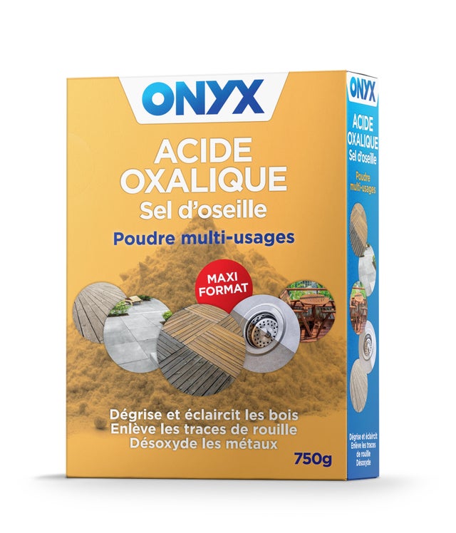 Dégriseur multi usage acide oxalique sel d'oseille 750 g - ONYX