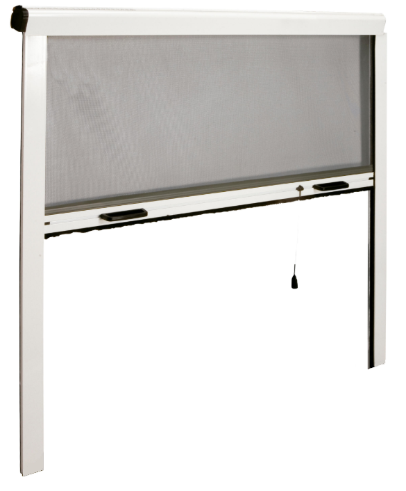 MOSQUITERA ENROLLABLE ALUMINIO BLANCA 92X100cm