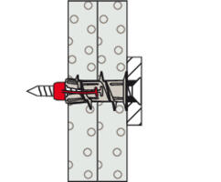 Kit chevilles nylon FISCHER x 40, Diam. 8 x L.45 mm - 6
