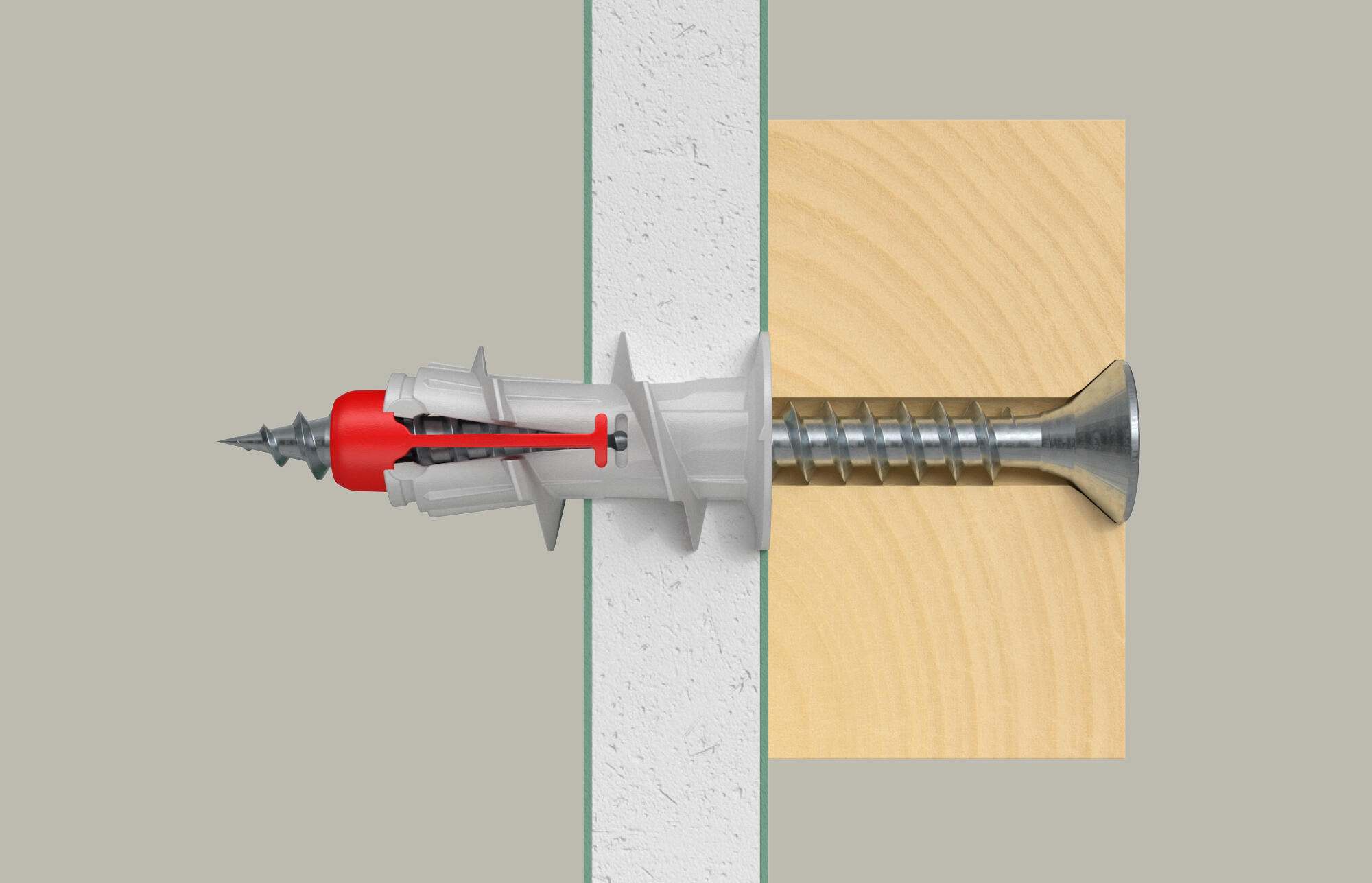 20 tacos DUOBLADE + 20 tornillos para cartón yeso - 2