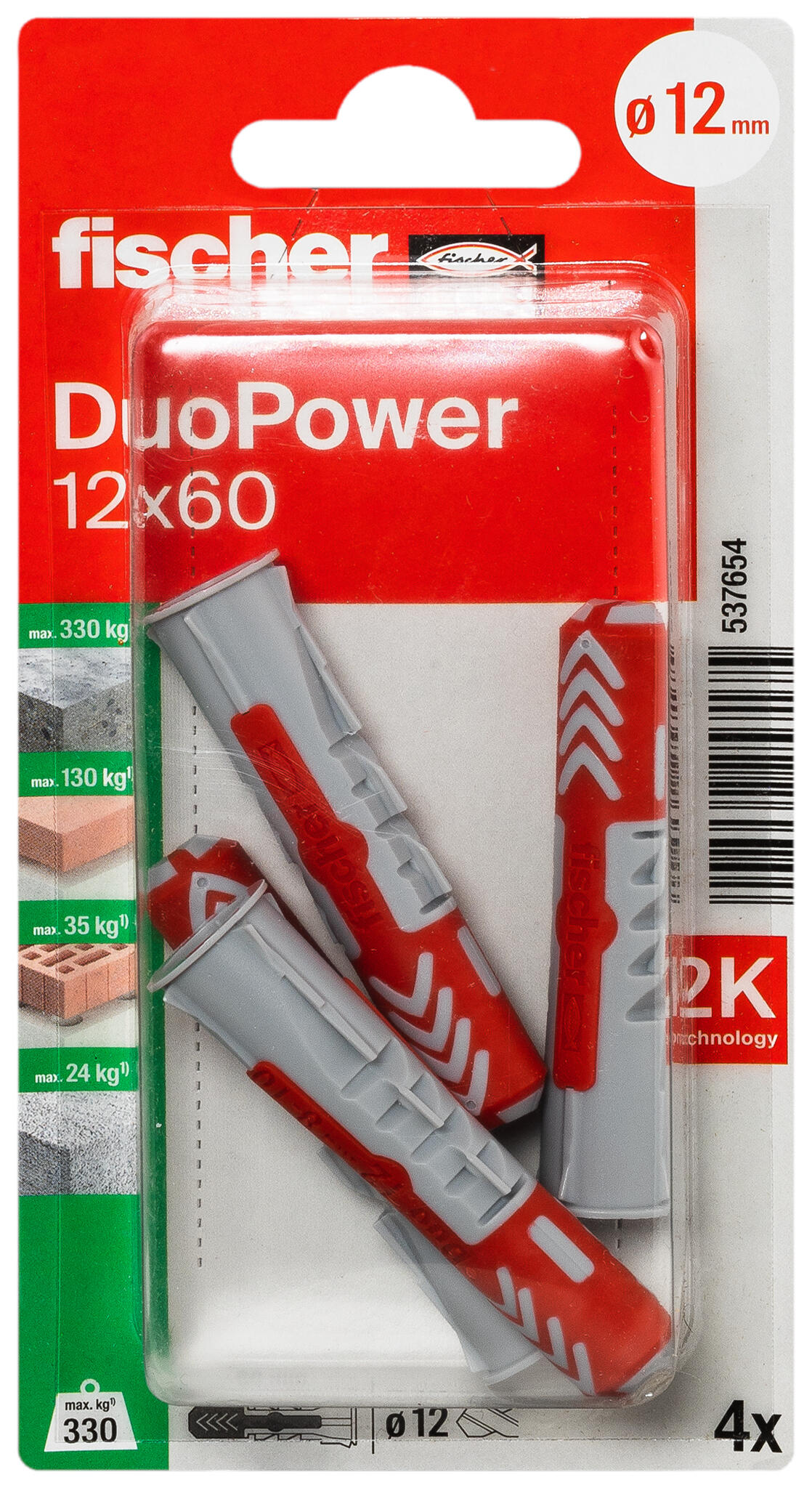 4 buchas MULTIMATERIAL D12X60MM - 2