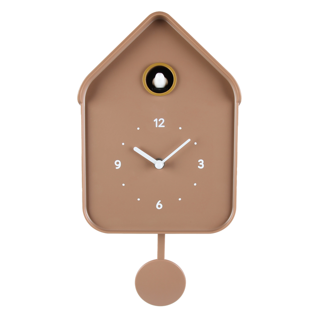 Horloge coucou Coucou EMDE beige l.20.6 x H.39 cm