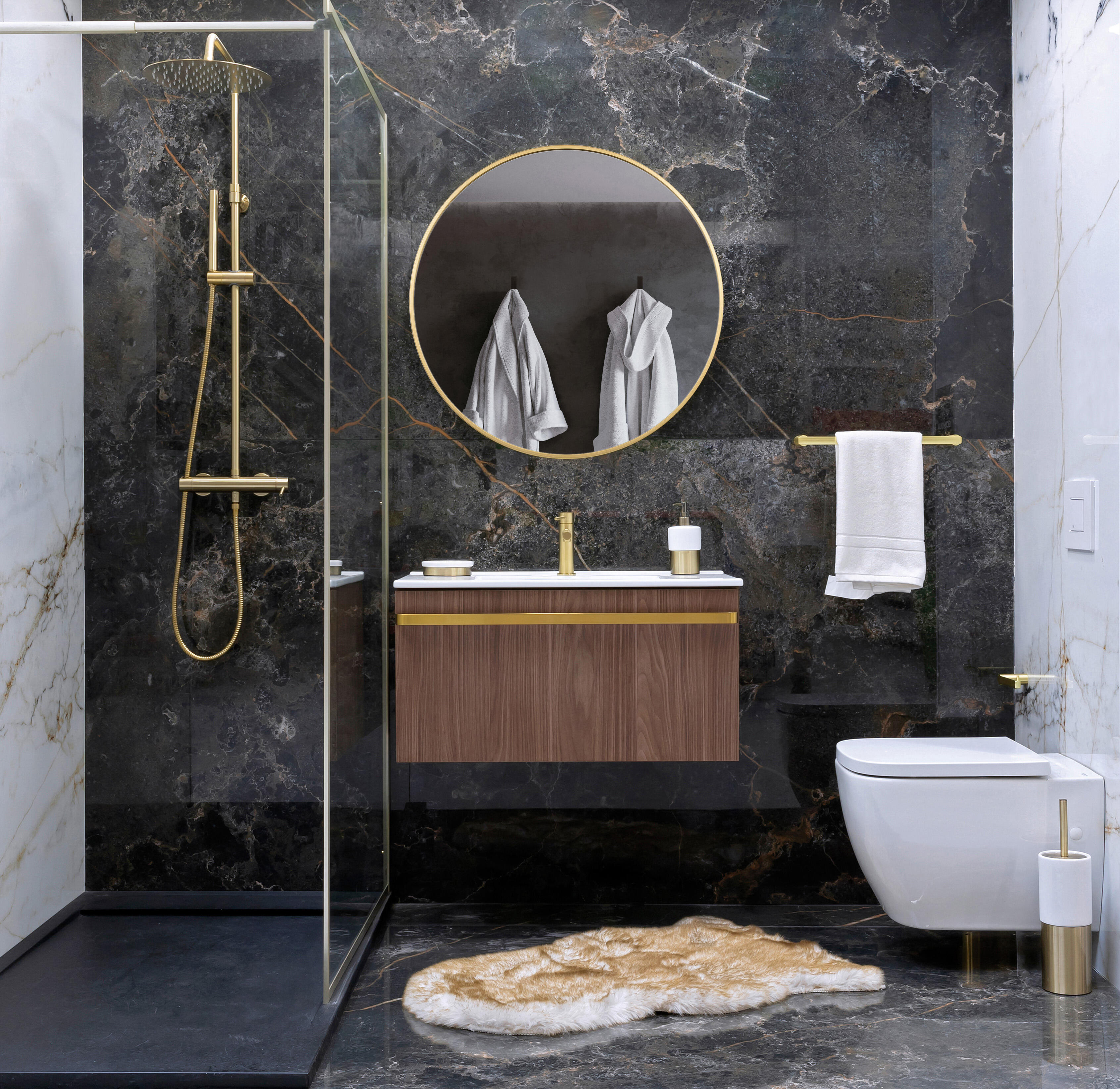 Lavatório de encastrar 81 cm branco Max - 2