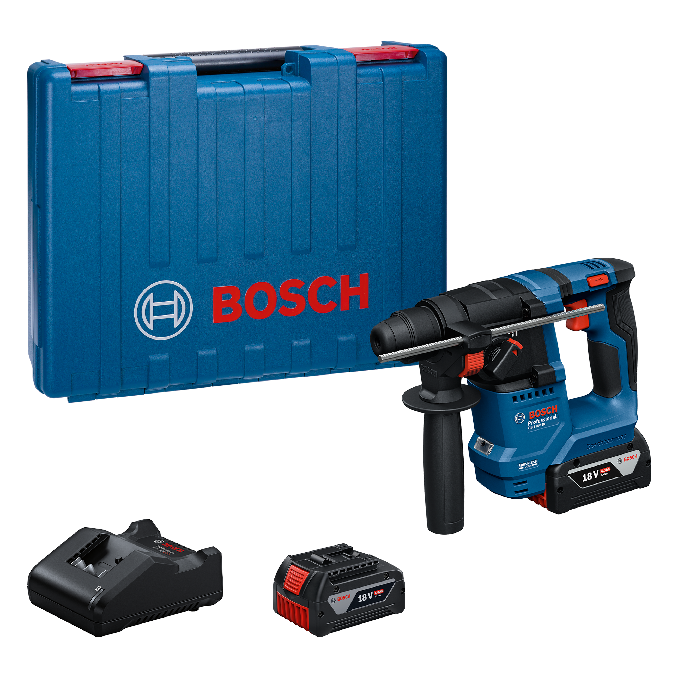 Młot udarowy obrotowy akumulatorowy GBH 18V-18 BOSCH PROFESSIONAL