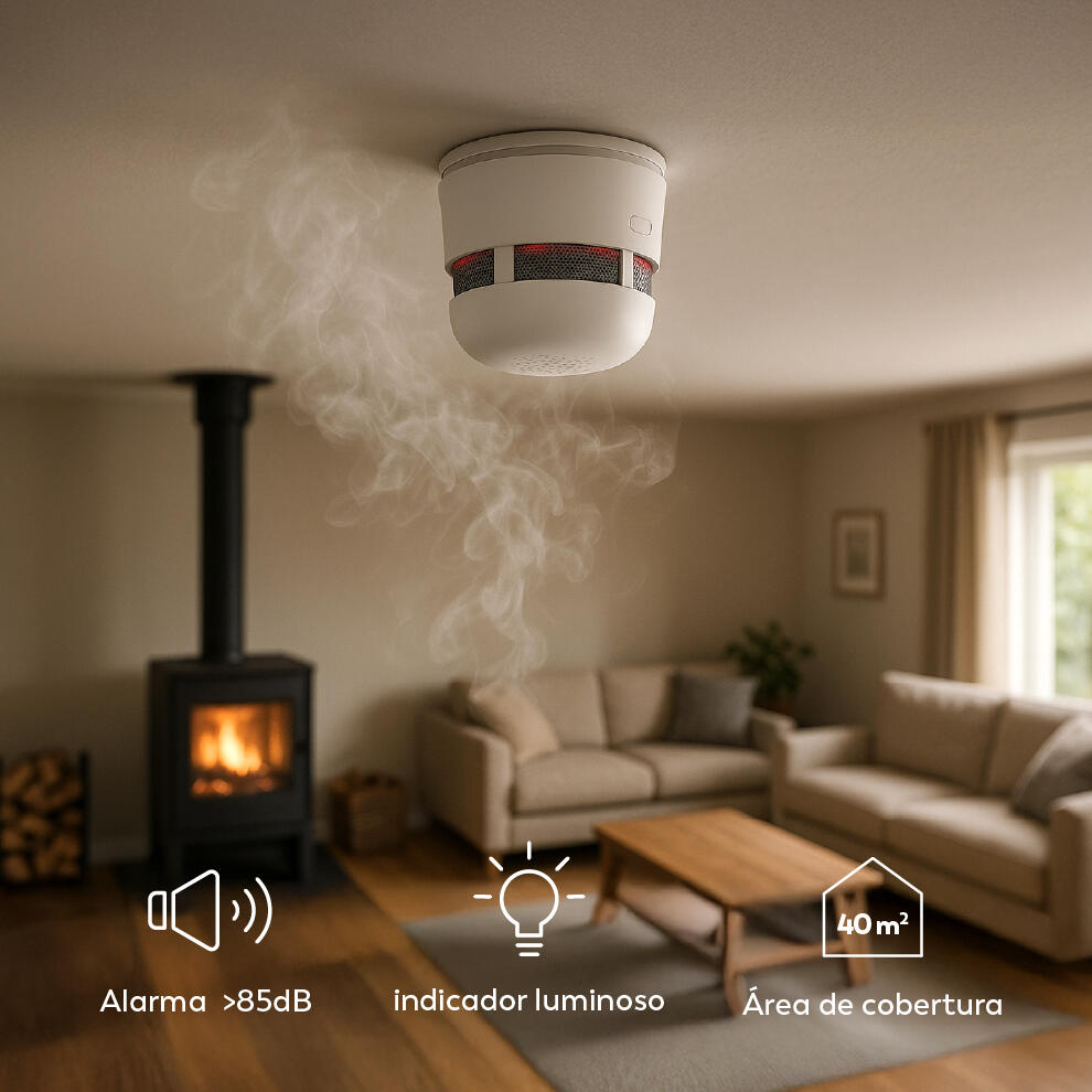 Detector de humo mini GARZA - 10