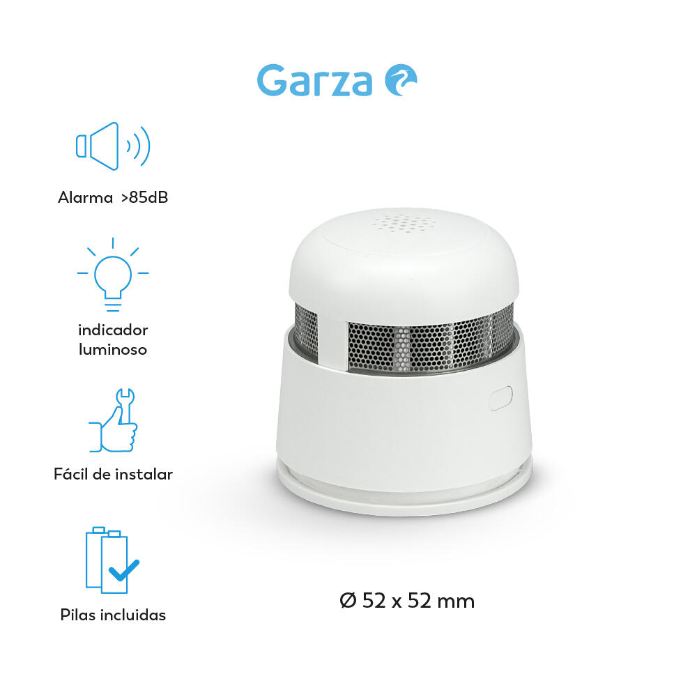 Detector de humo mini GARZA - 8