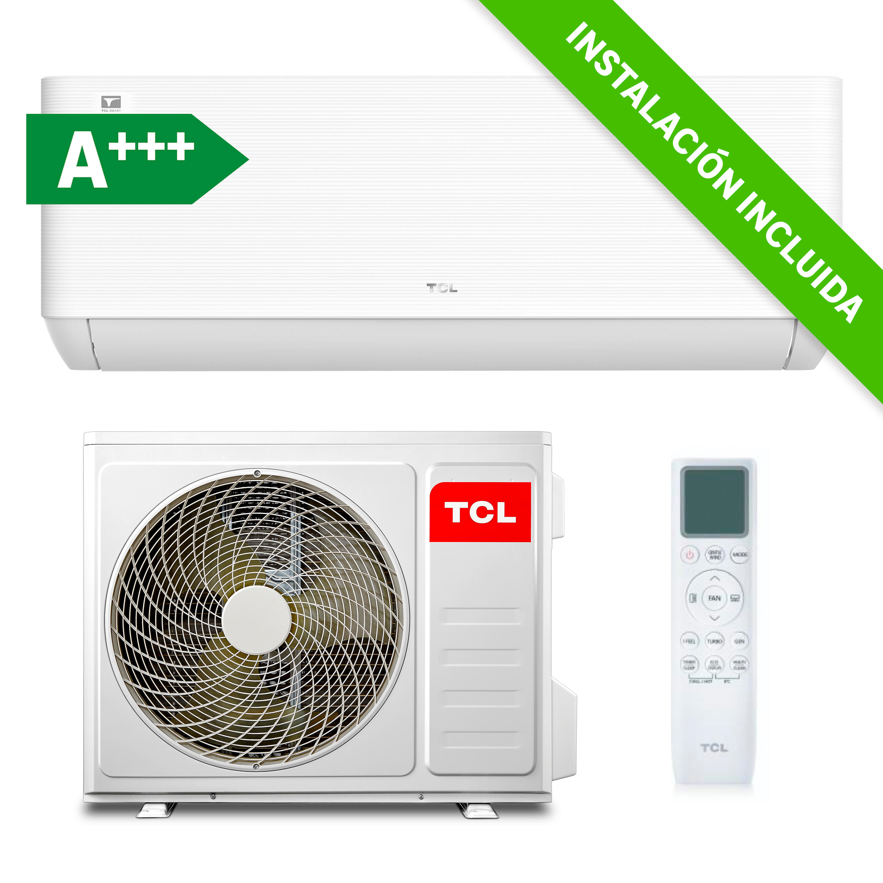 Mando A Distancia IOOIQQ S09P5S1 Para Aires Acondicionados TCL: Compatible Con S09, S12, S18, S24, TAC Y Series T-PRO, Uso Directo Sin Programar