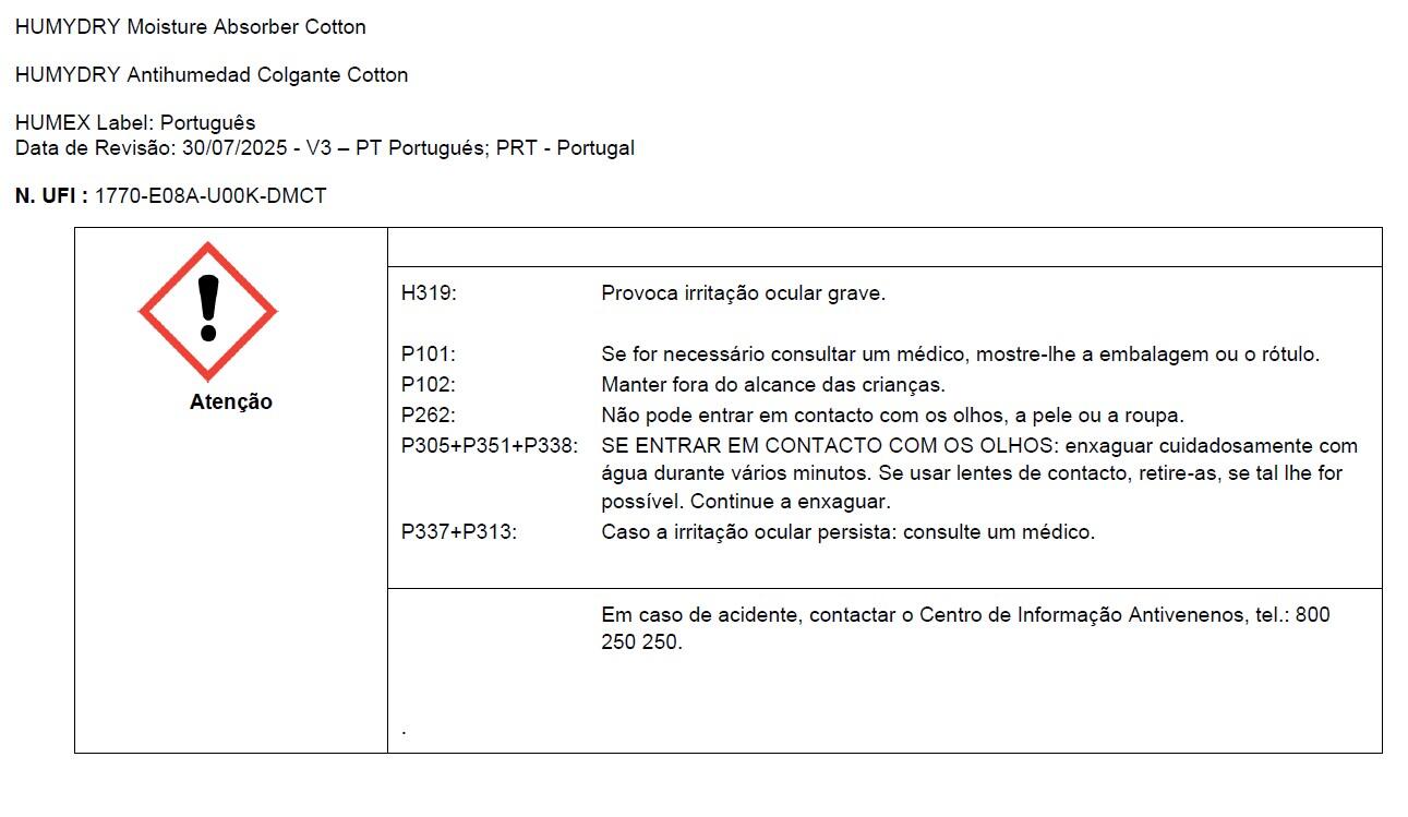 Cabide anti-humidade HUMYDRY 250 gr algodão - 7