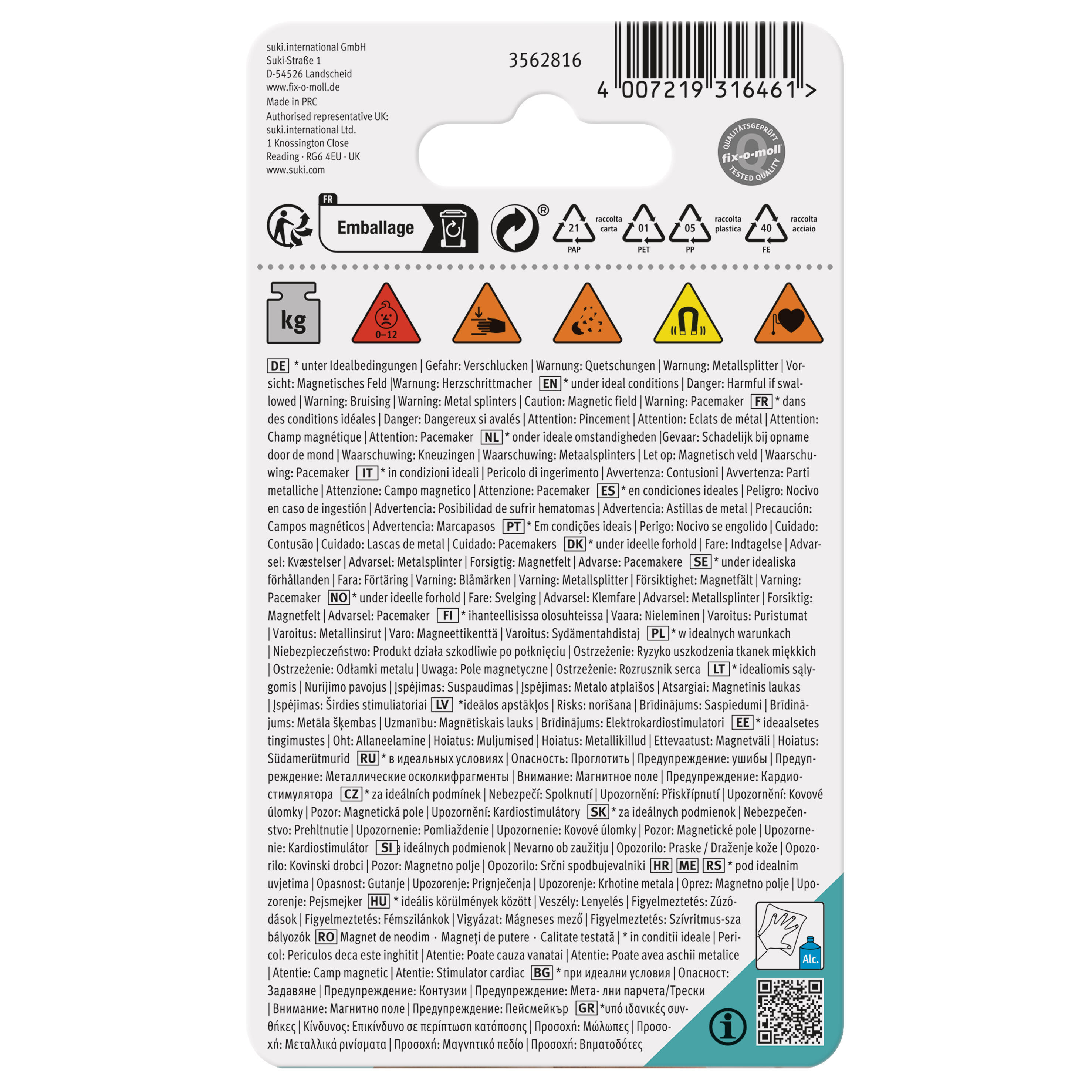 6 Íman disco NEODIM PLT D12MM H1,5MM 4KG - 7
