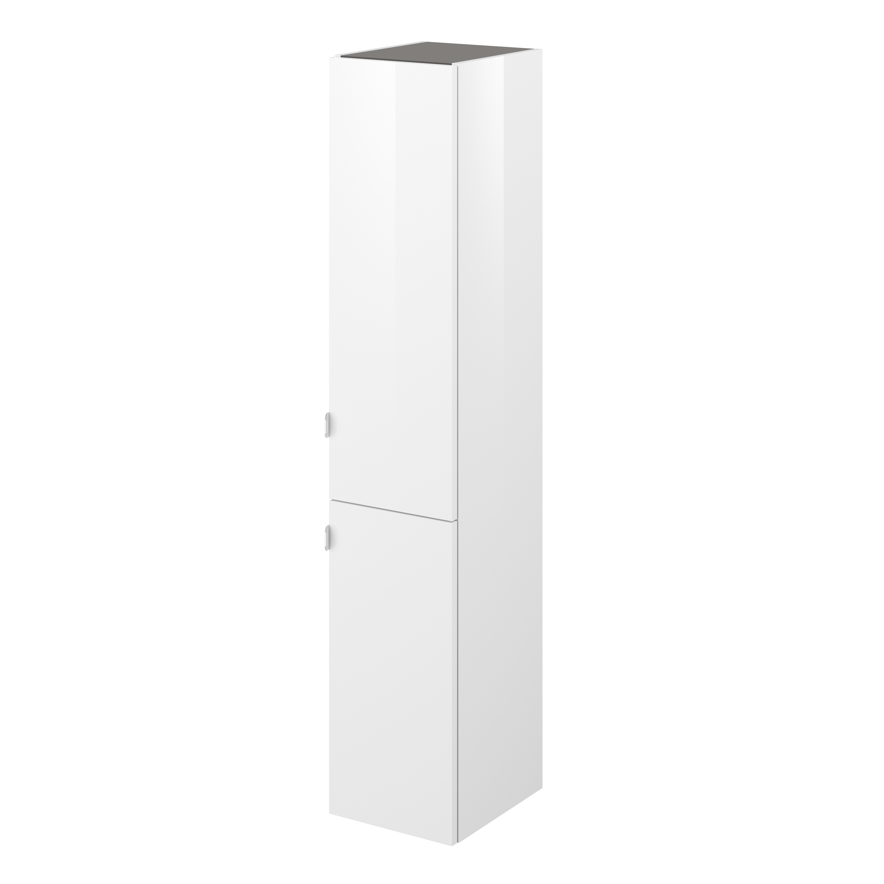 Colonna per mobile bagno Neo SENSEA 2 ante P 35 x L 30 x H 154 cm bianco - 2