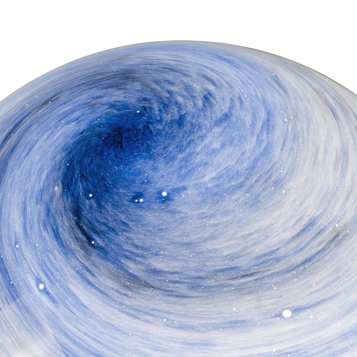 Lampe E27 ASTROLIS, verre, bleu, H. 25cm - 5