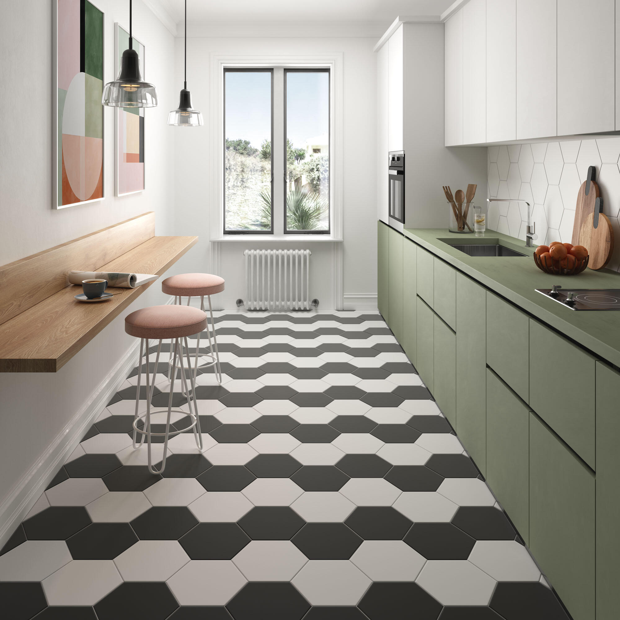 Carrelage sol/mur intérieur blanc Matiere l.27 x L.27 cm - 6